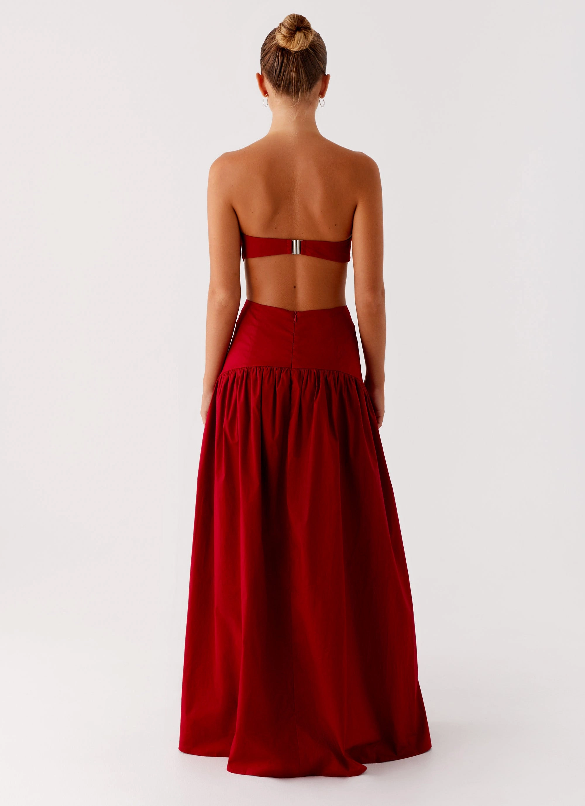 High-waisted evening piece Delicate Mood Aamari Maxi Dress - Red