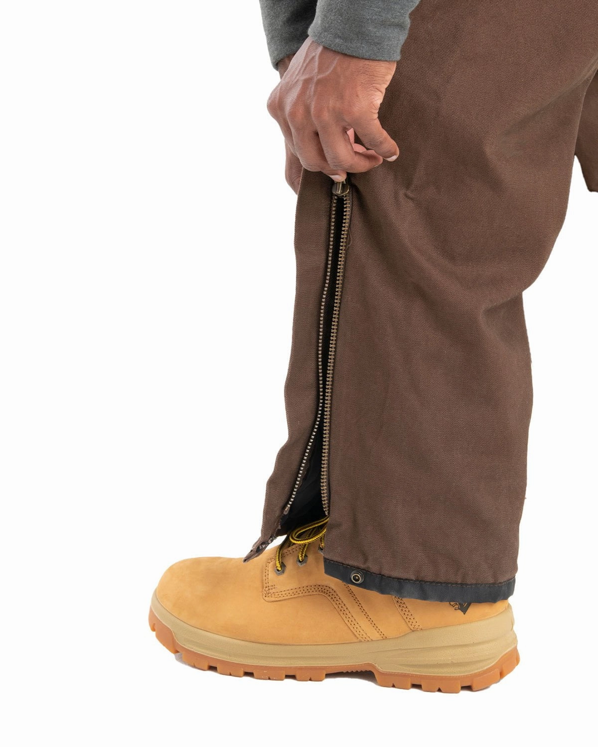 Versatile Design Berne Mens Heartland Insulated Washed Duck Bark 100% Cotton Bib Overall