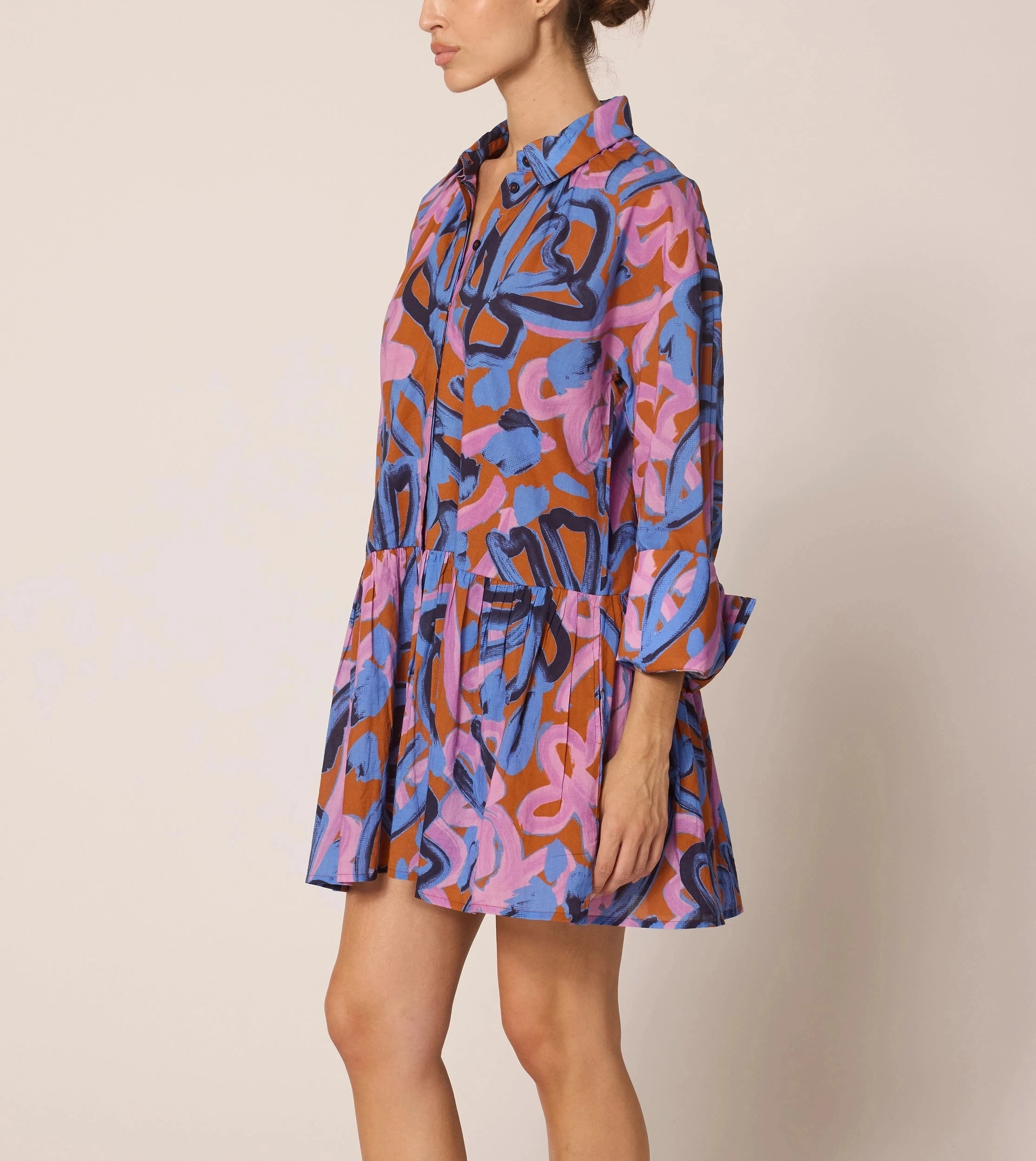 Detachable-Detail Audrey Mini Dress | Fresco