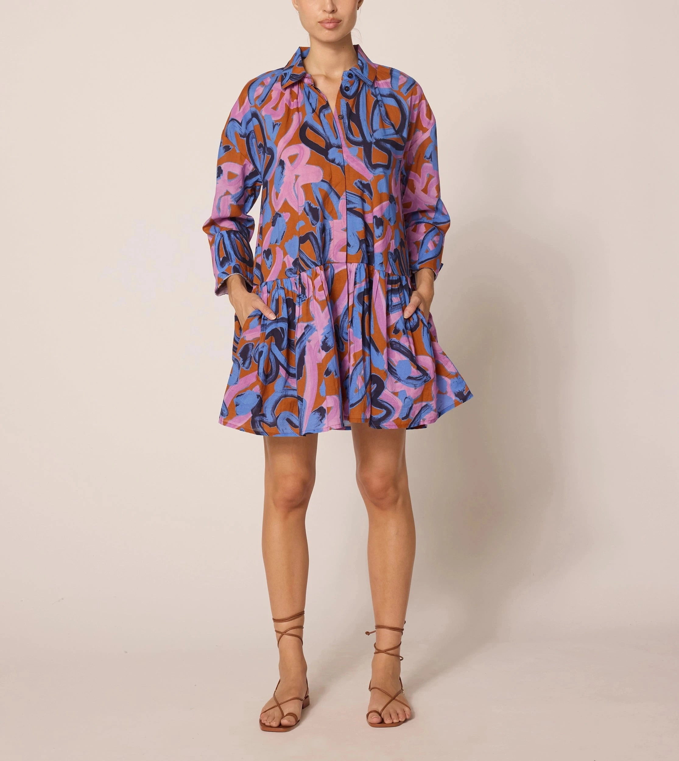 Audrey Mini Dress | Fresco HypoallergenicMaterial Non Restrictive Cut