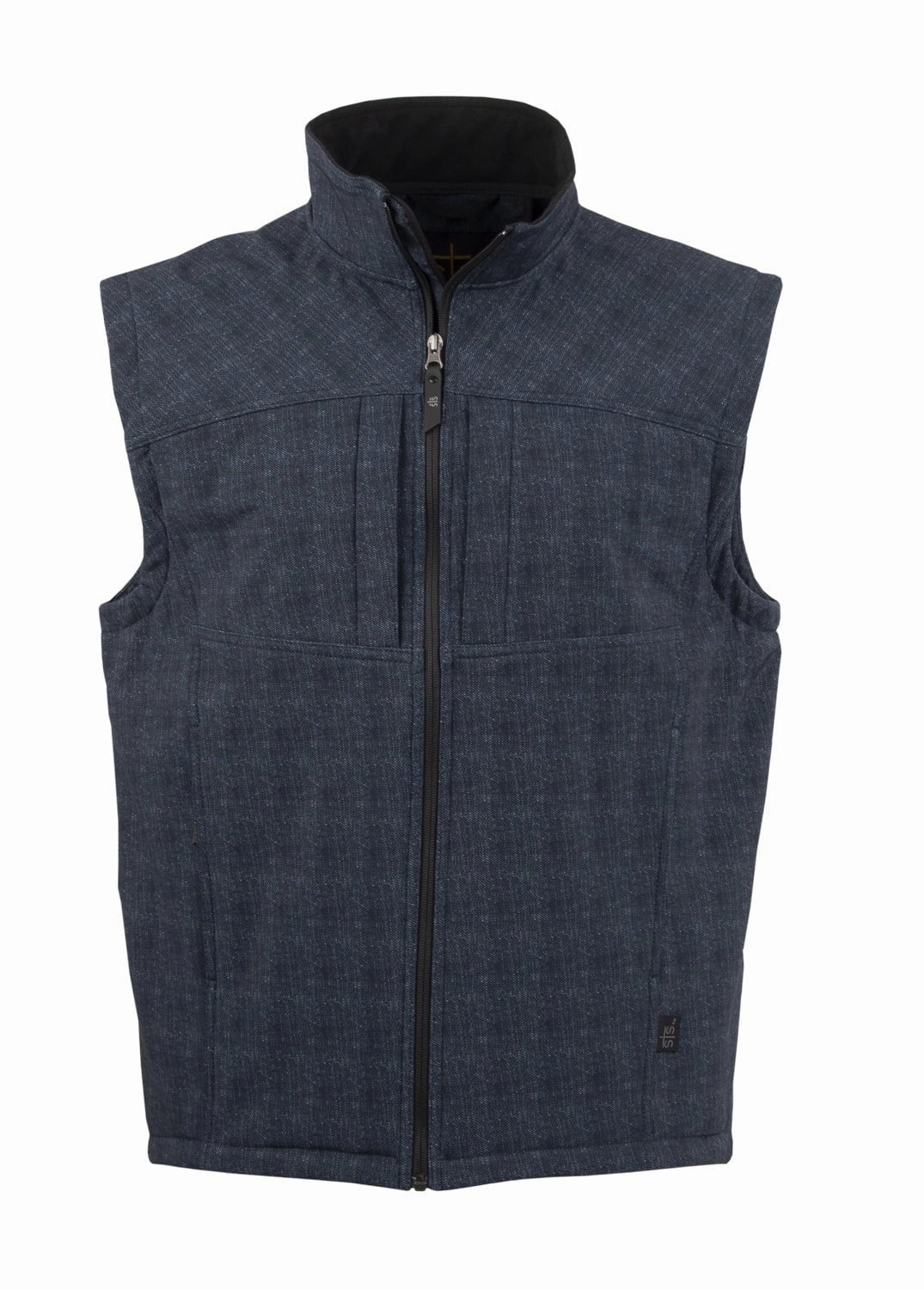 Daily Wear STS Ranchwear Mens Weston Denim Poly/Spandex Softshell Vest