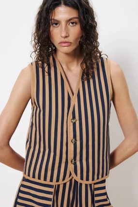 FRNCH Camila Vest Soft Sweater