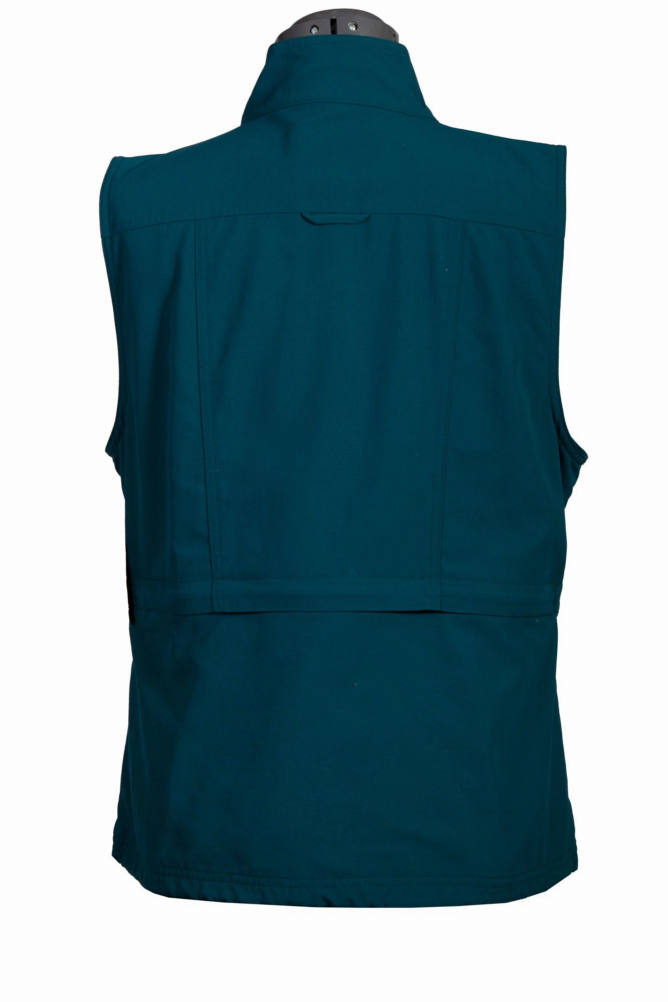 Scully Womens Deep Teal Nylon Multi-Pocket Vest Weekend Outing Wear