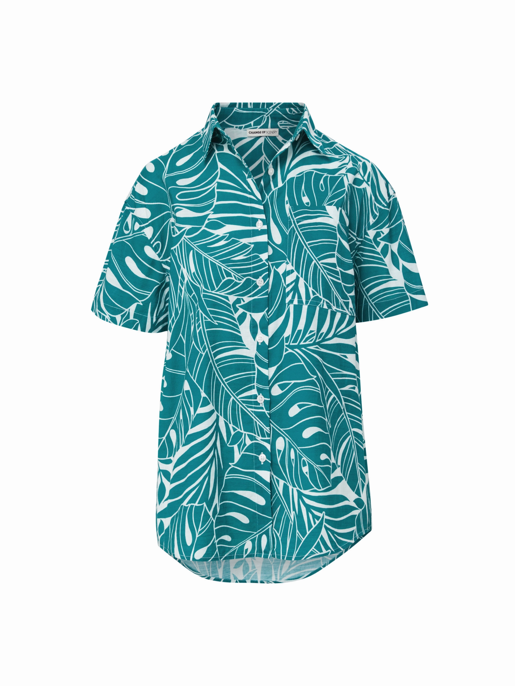 Michelle Shirt In Isle of Palms Wrinkle Free Texture