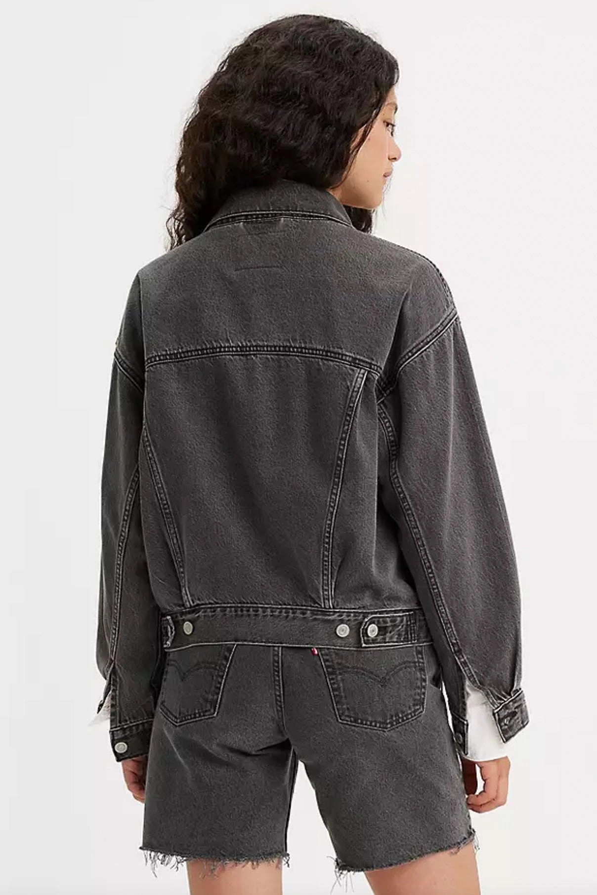 Layered Panel Design Biodegradable material Levi's 90s Trucker Jean Jacket