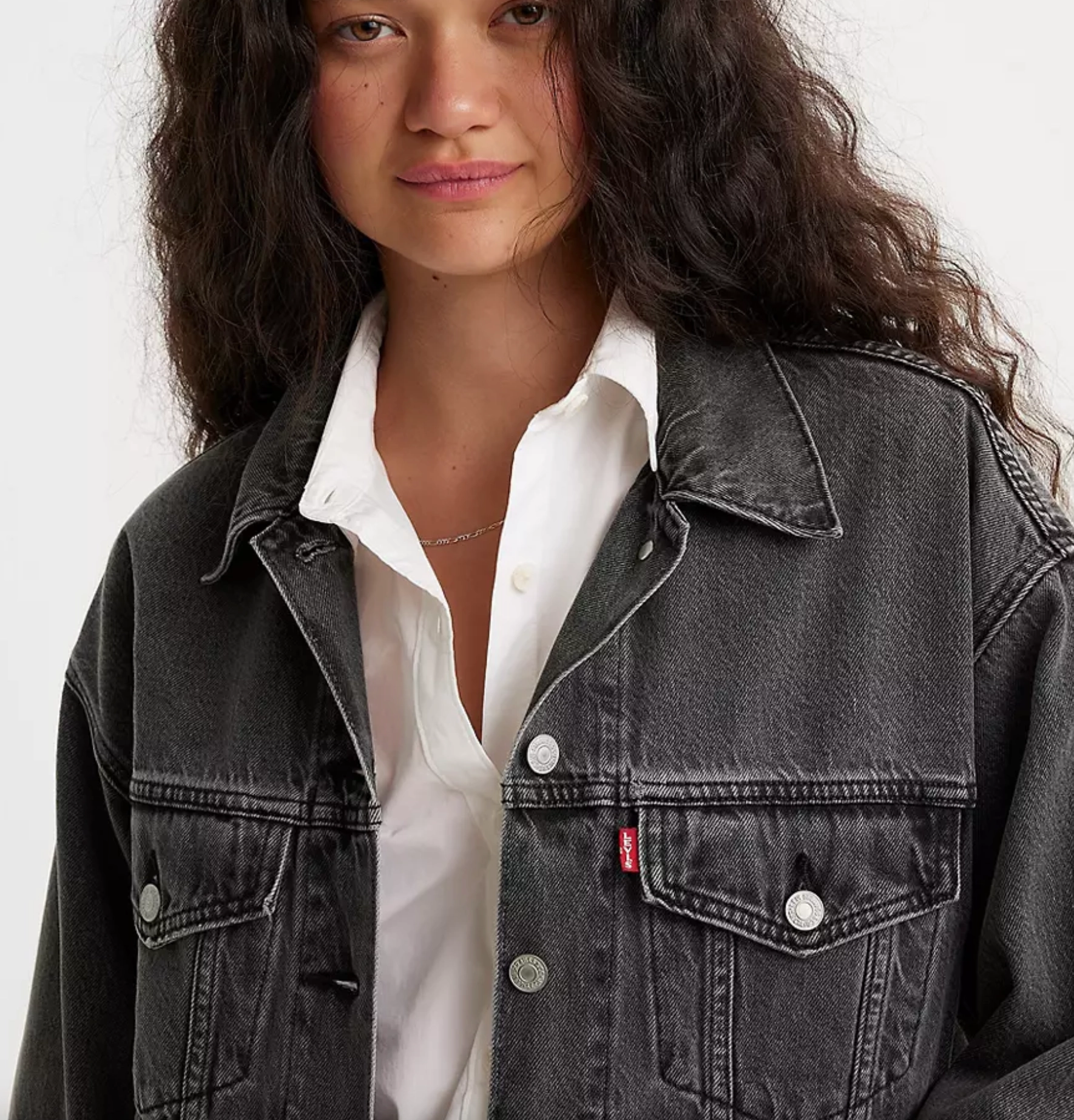 FlexibleElasticatedEdging Levi's 90s Trucker Jean Jacket