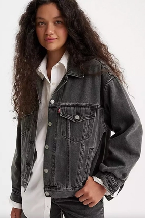 ReflectiveTrim Easy Style Levi's 90s Trucker Jean Jacket