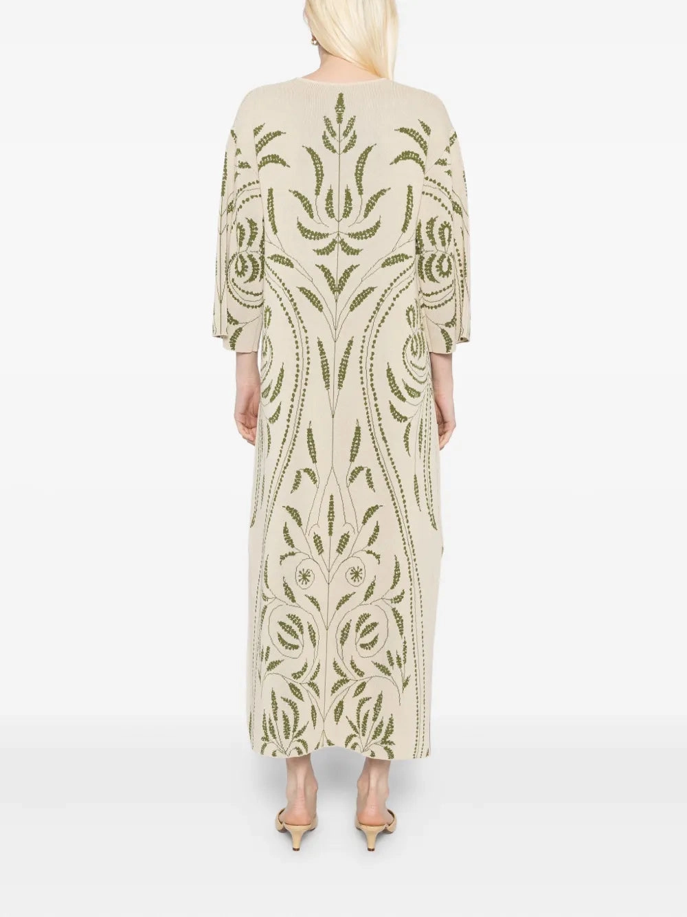 Agneto Dress in Garden Jacquard Minimal Core