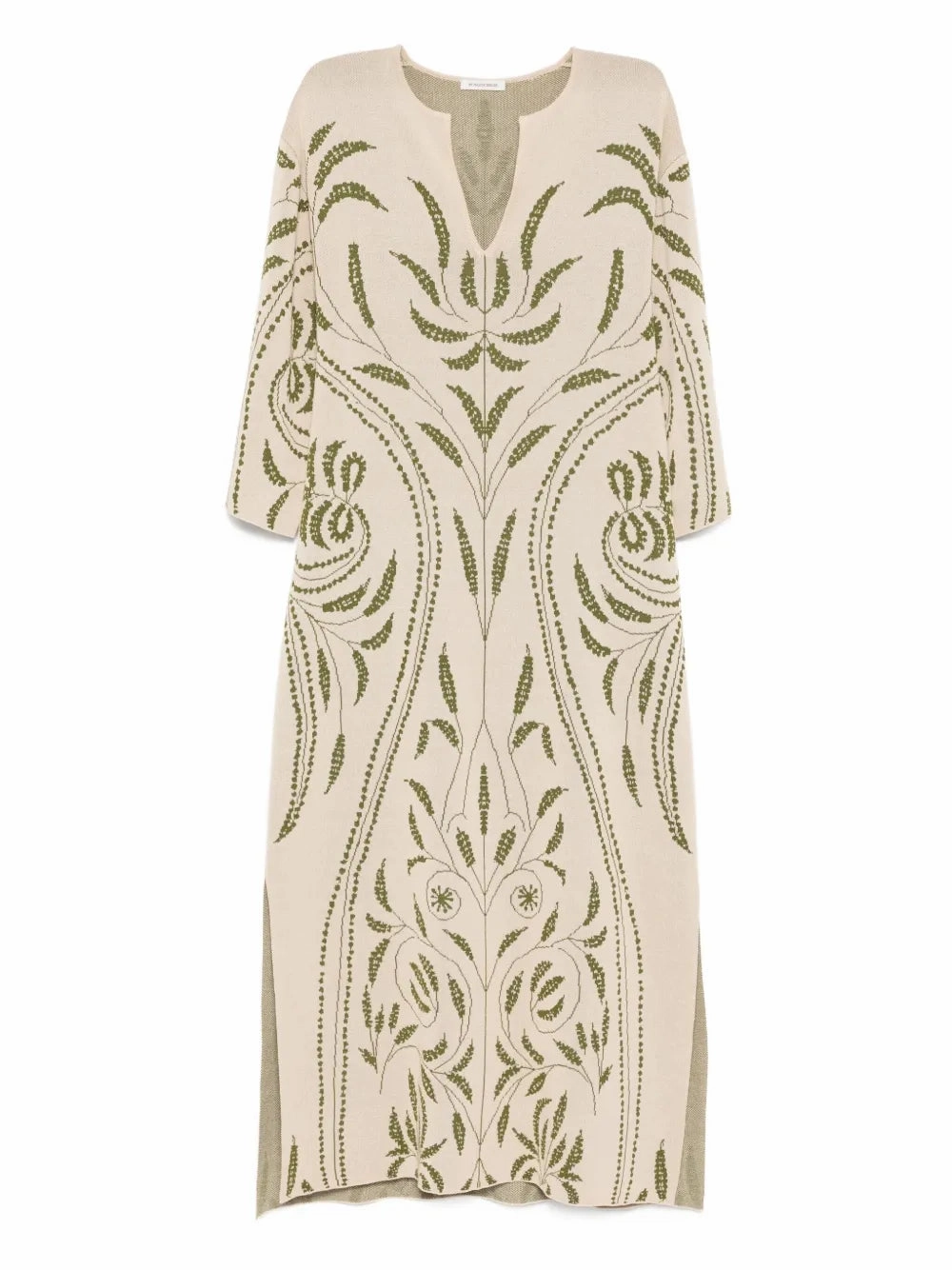 Perfect Layer Agneto Dress in Garden Jacquard