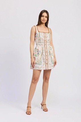 Lounge Vibe Alaia Scarf Mini Dress