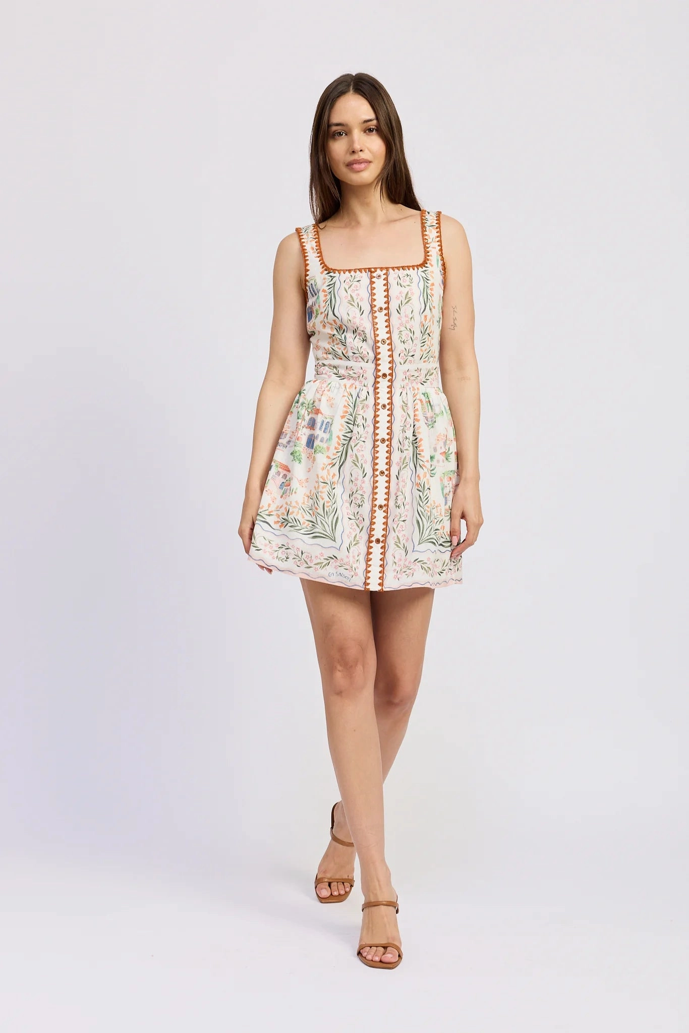 Alaia Scarf Mini Dress Sport Top Multipanel Construction