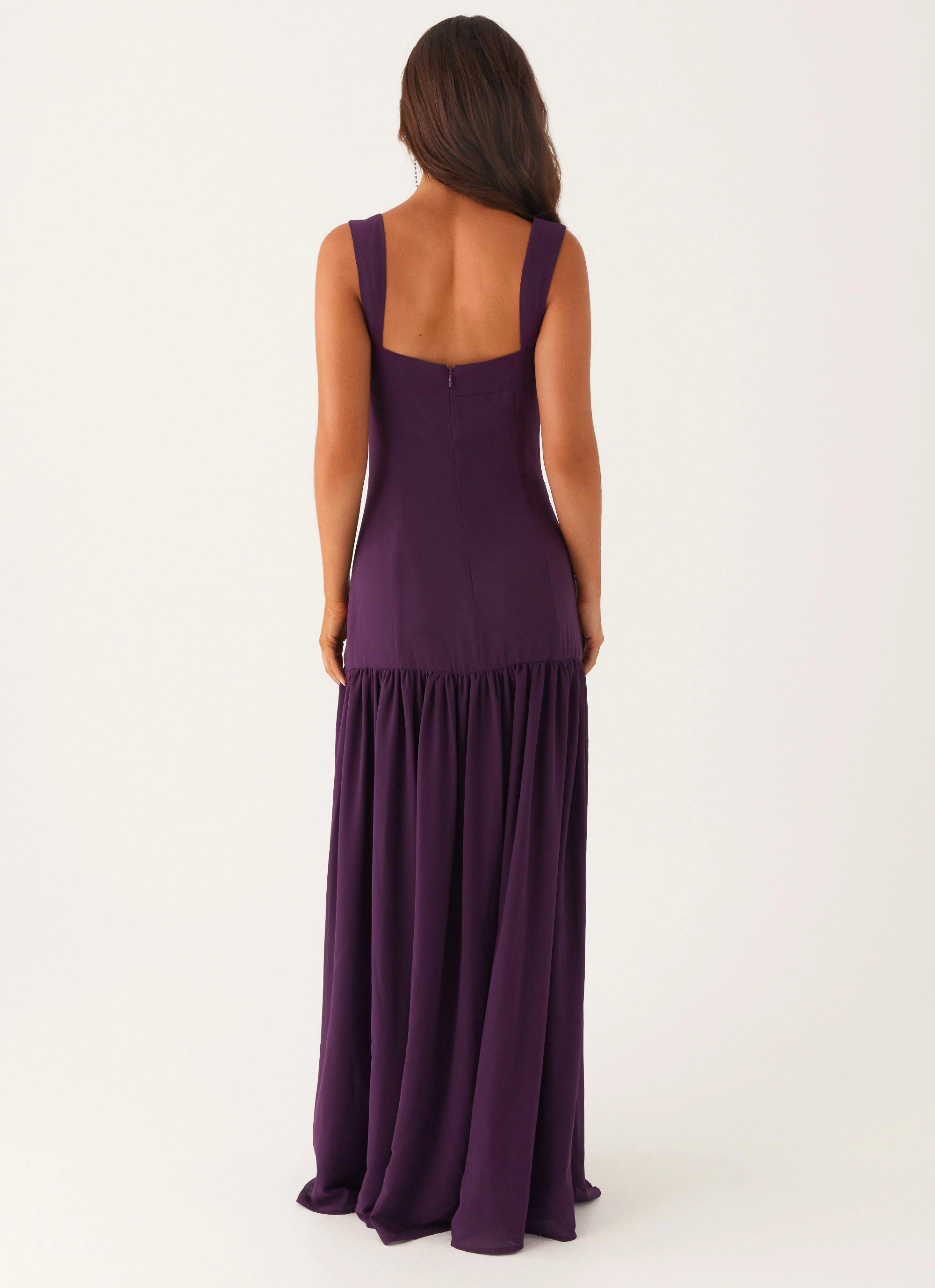 Soft Layers Alberta Maxi Dress - Mulberry