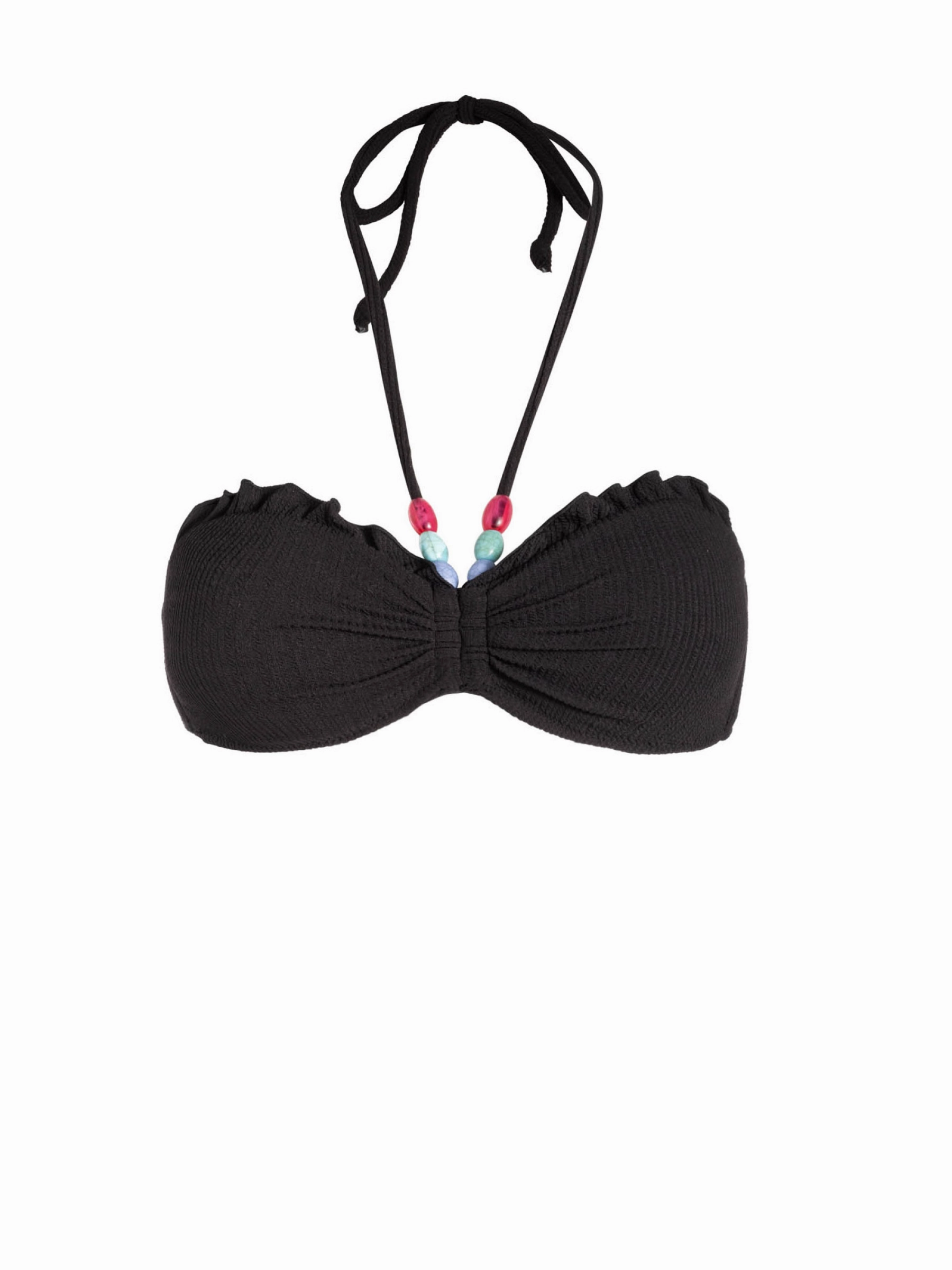 Multipocket Feature Summer Style Alexis Top In Black Texture