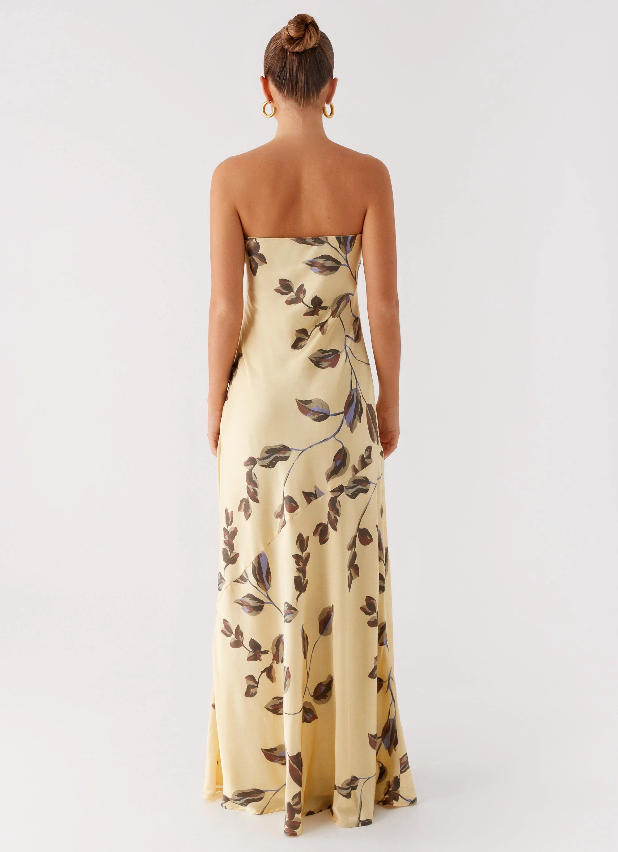 Smart Wear Alisa Strapless Maxi Dress - Buttercream Bliss