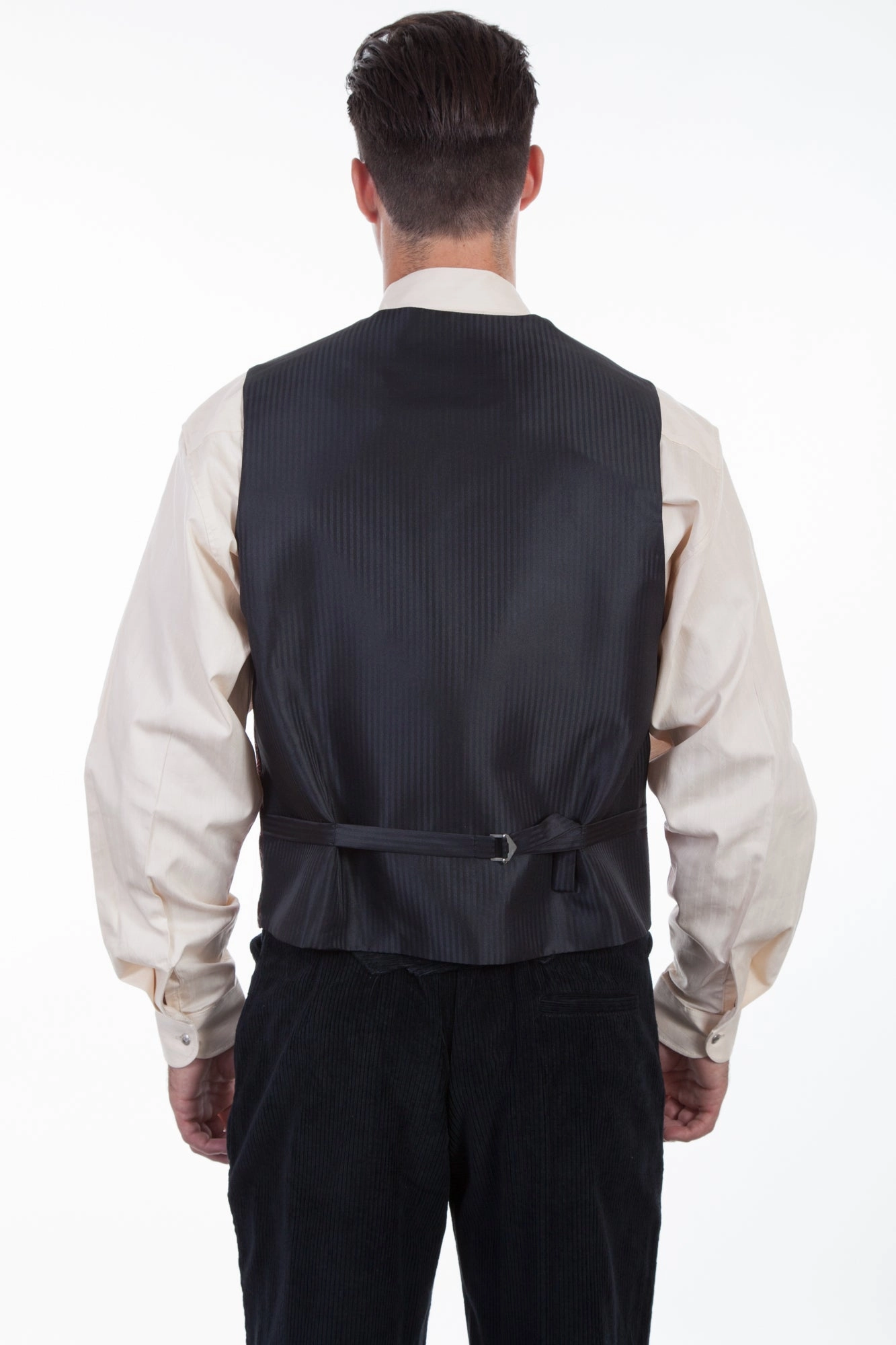 Scully Mens Burgundy Polyester Vintage Vest Weather Fit