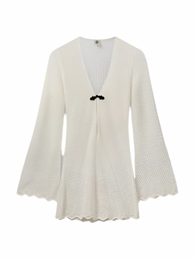 Travel Fashion Bold Mood Tanzania Short Dress in Cream