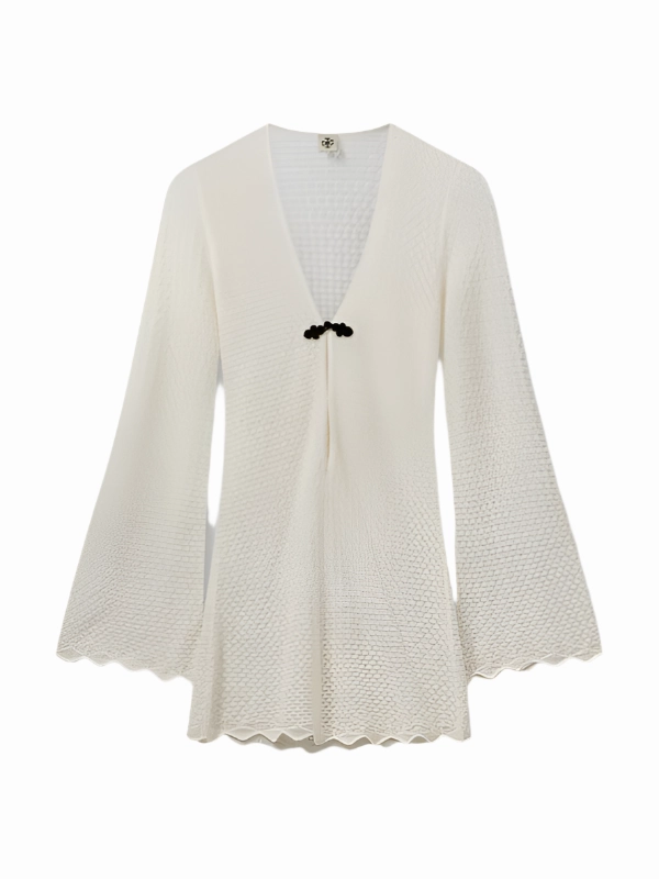 Travel Fashion Bold Mood Tanzania Short Dress in Cream