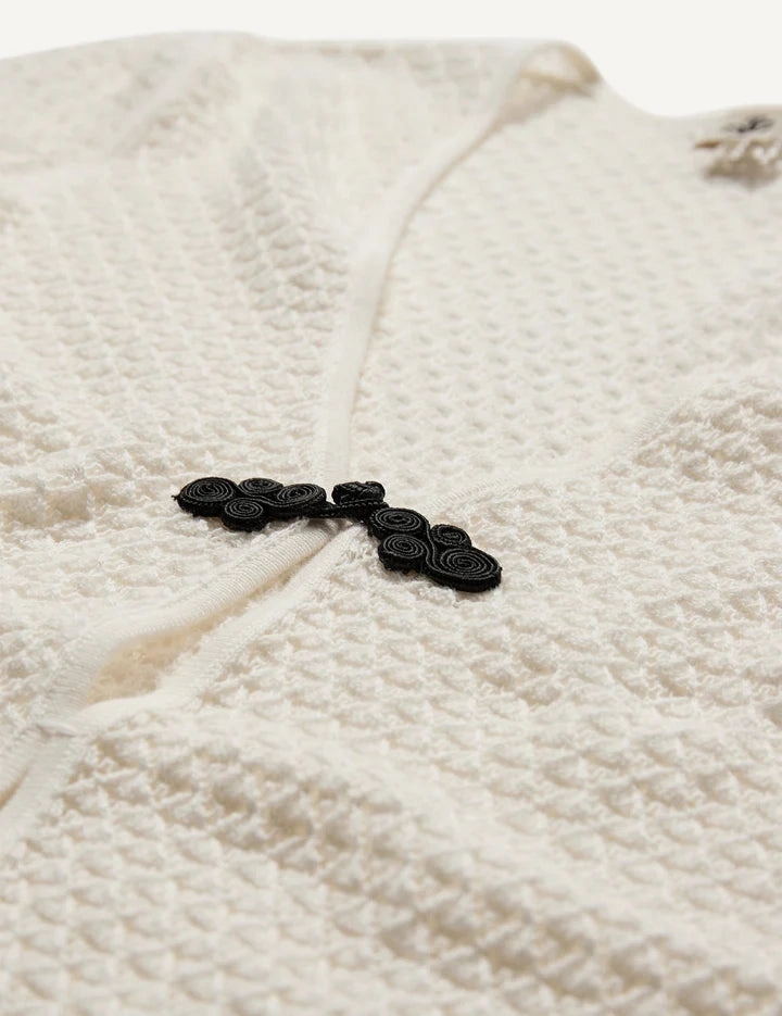 Tanzania Short Dress in Cream Walk Easy Bold Patterns