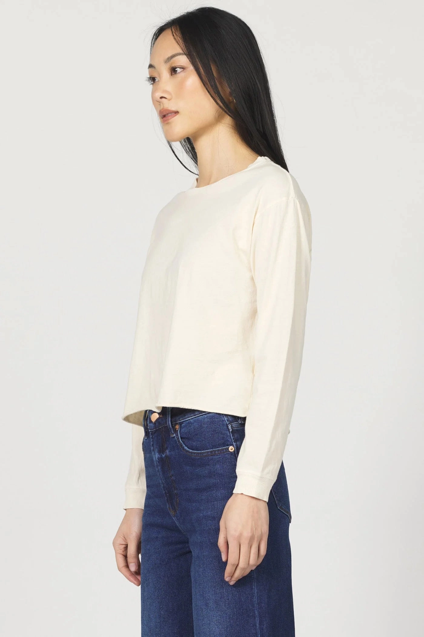 Fremont Long Sleeve Top Convertible Collar