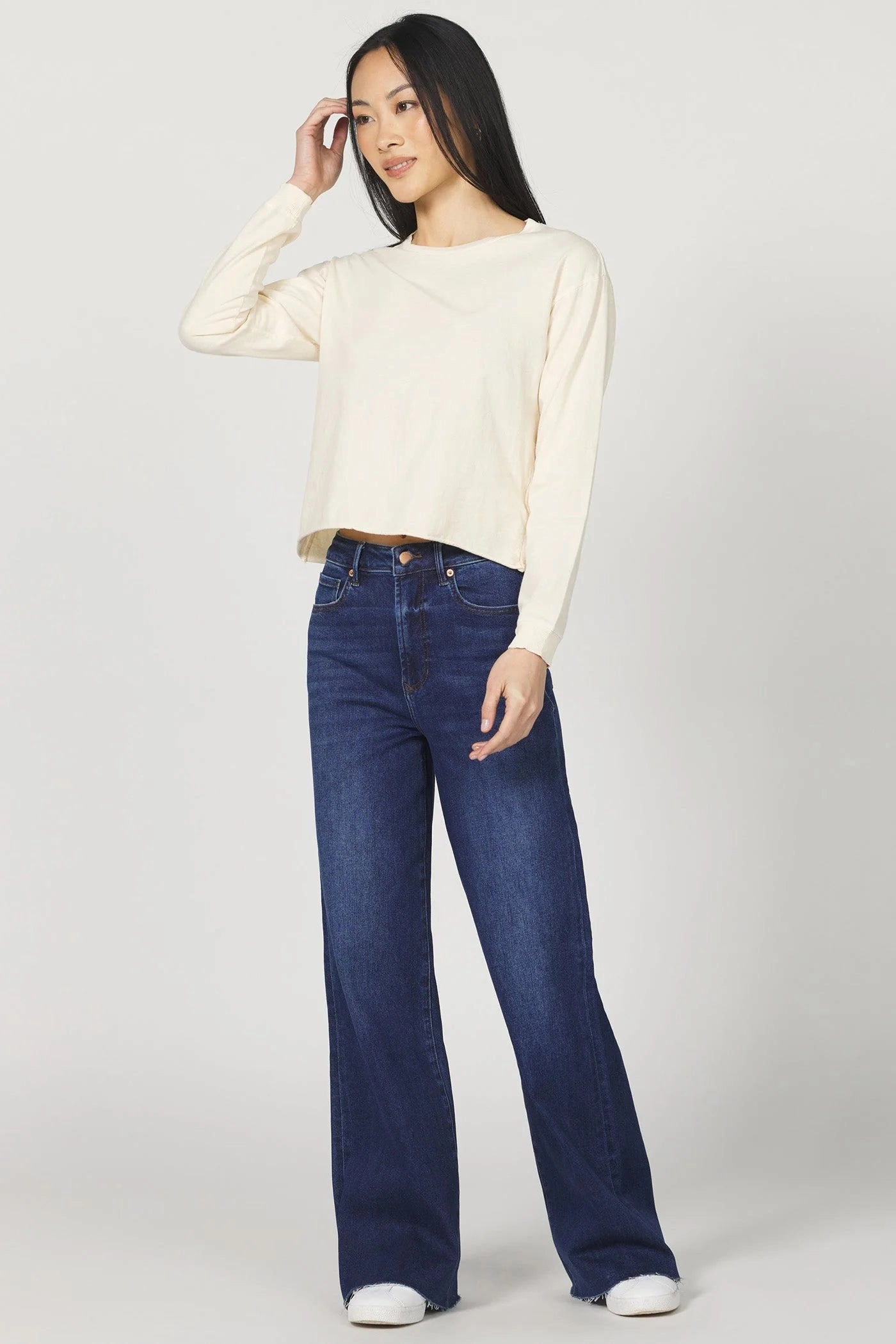 Fremont Long Sleeve Top Friction Reducing Finish Built In Filter Layer