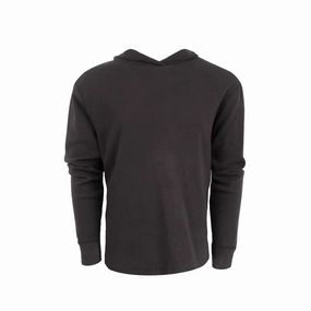 Casual Style Sporty Layers STS Ranchwear Mens Essential Black Cotton Blend Hoodie