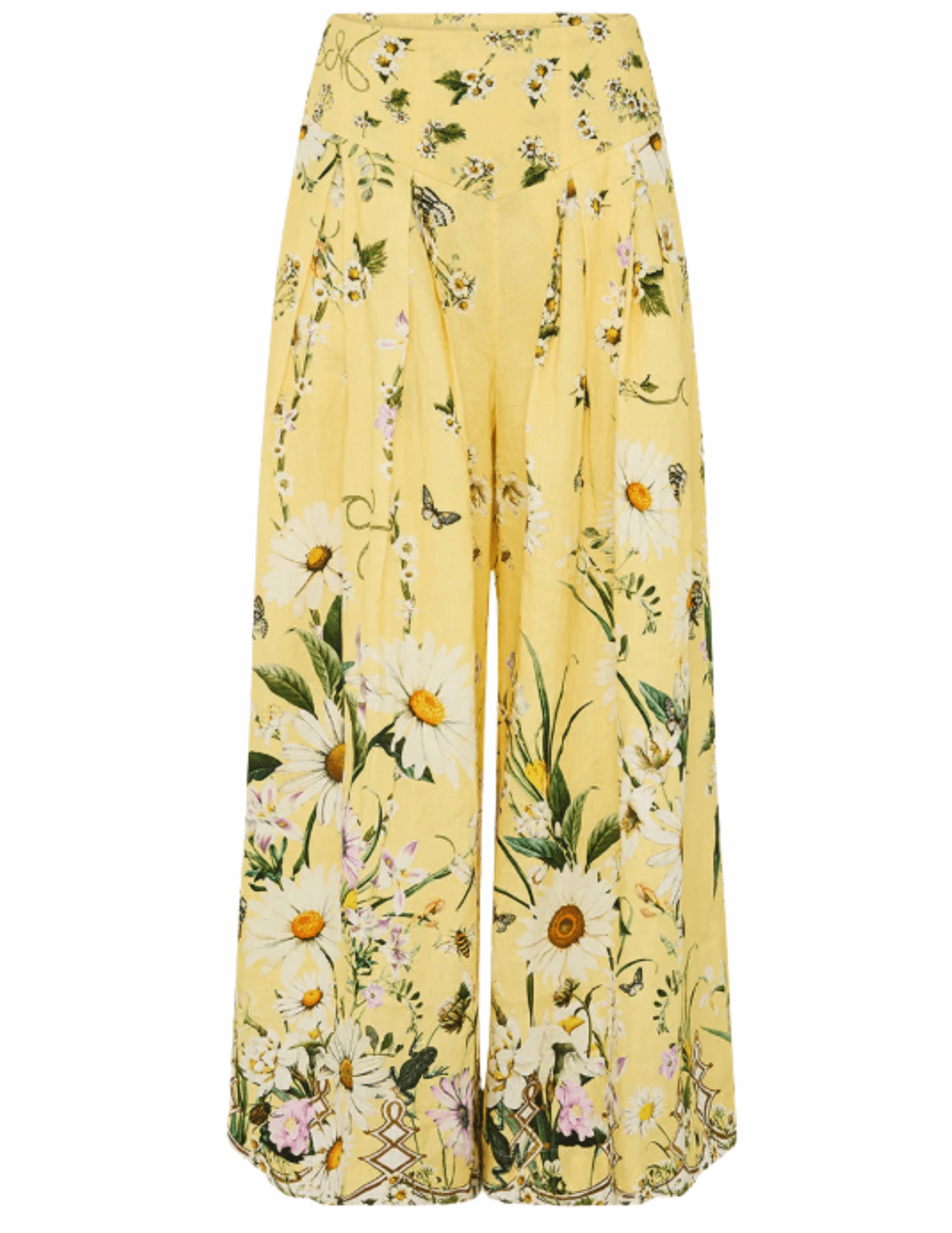 Camilla Corset Waist Wide Leg Pant-SALE Smooth Fabric