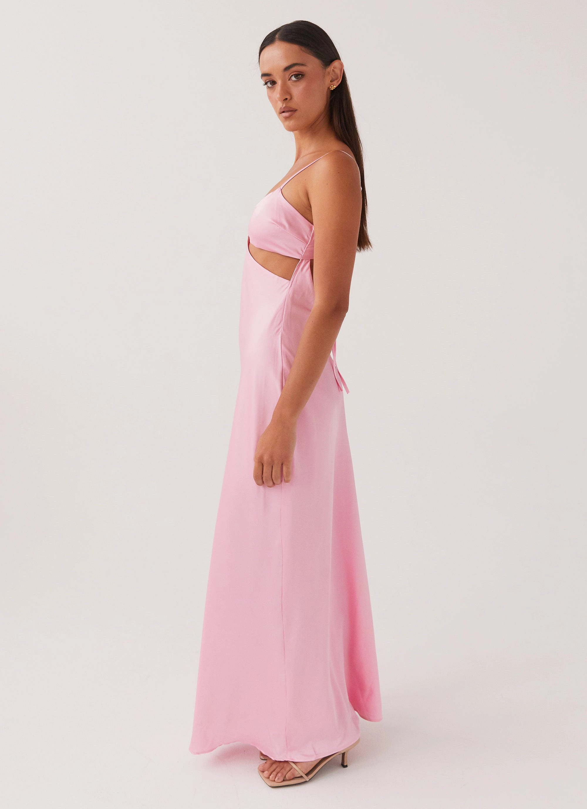 Pretty In Pink Maxi Dress - Rose Quartz Gentle Look Peace Glow