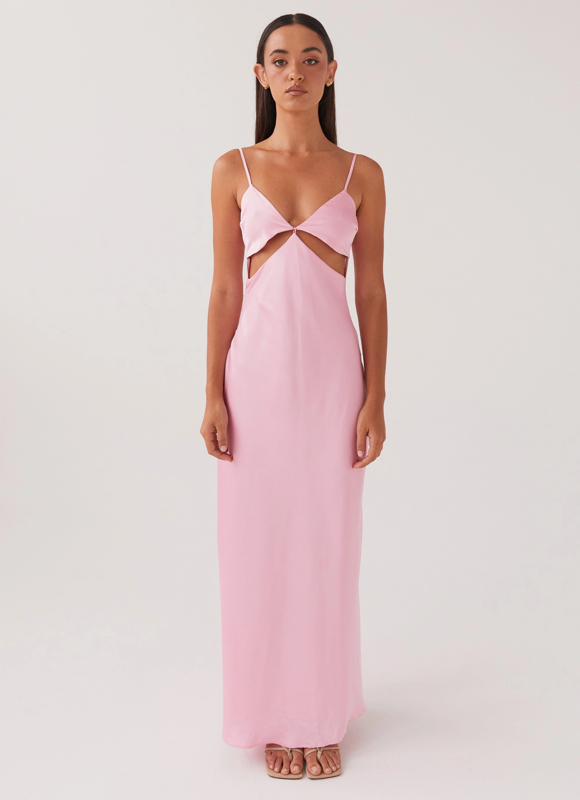 Pretty In Pink Maxi Dress - Rose Quartz Minimal Touch Comfort Layer Wear