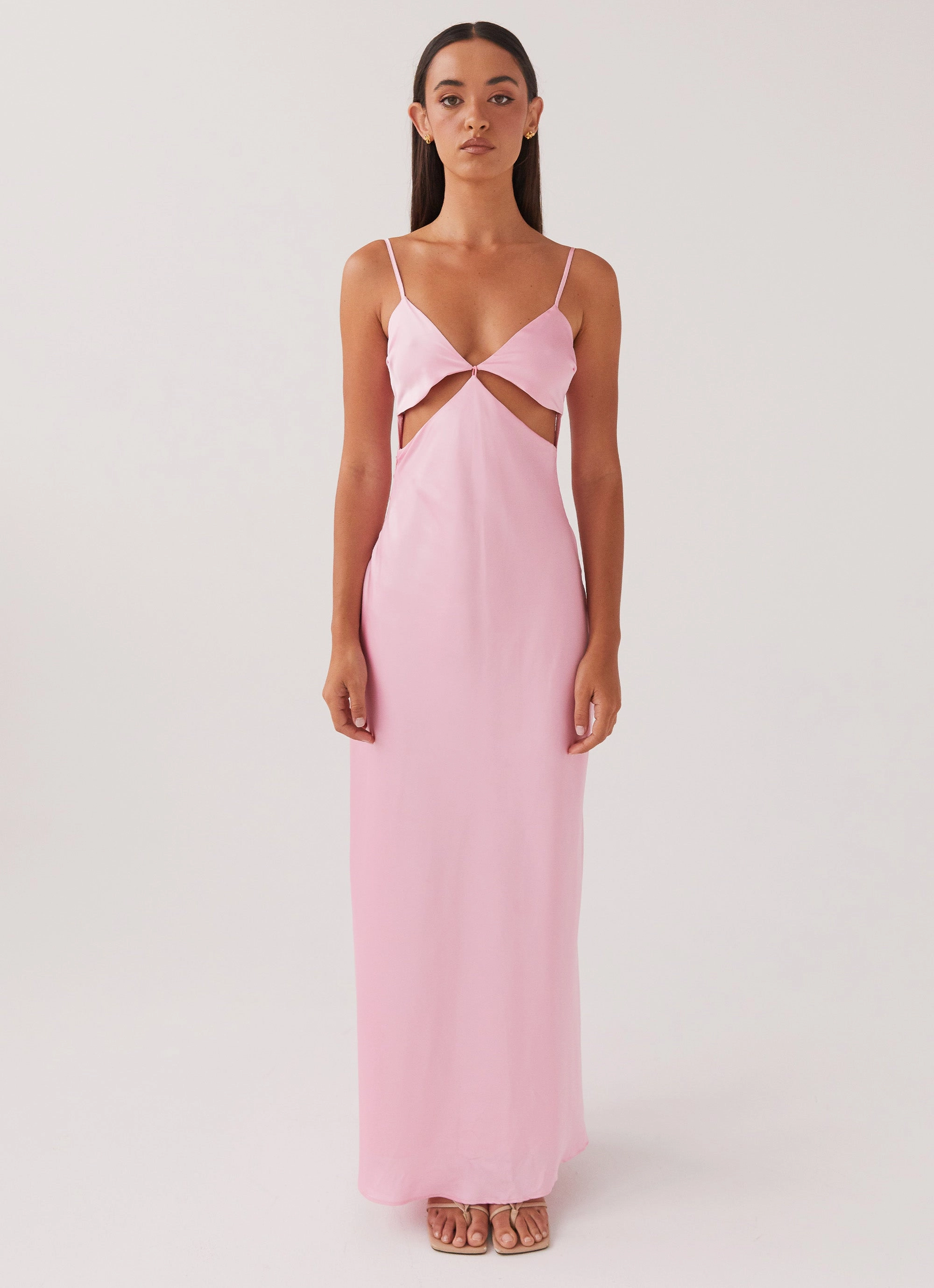 Smart Edge Hot Now Pretty In Pink Maxi Dress - Rose Quartz