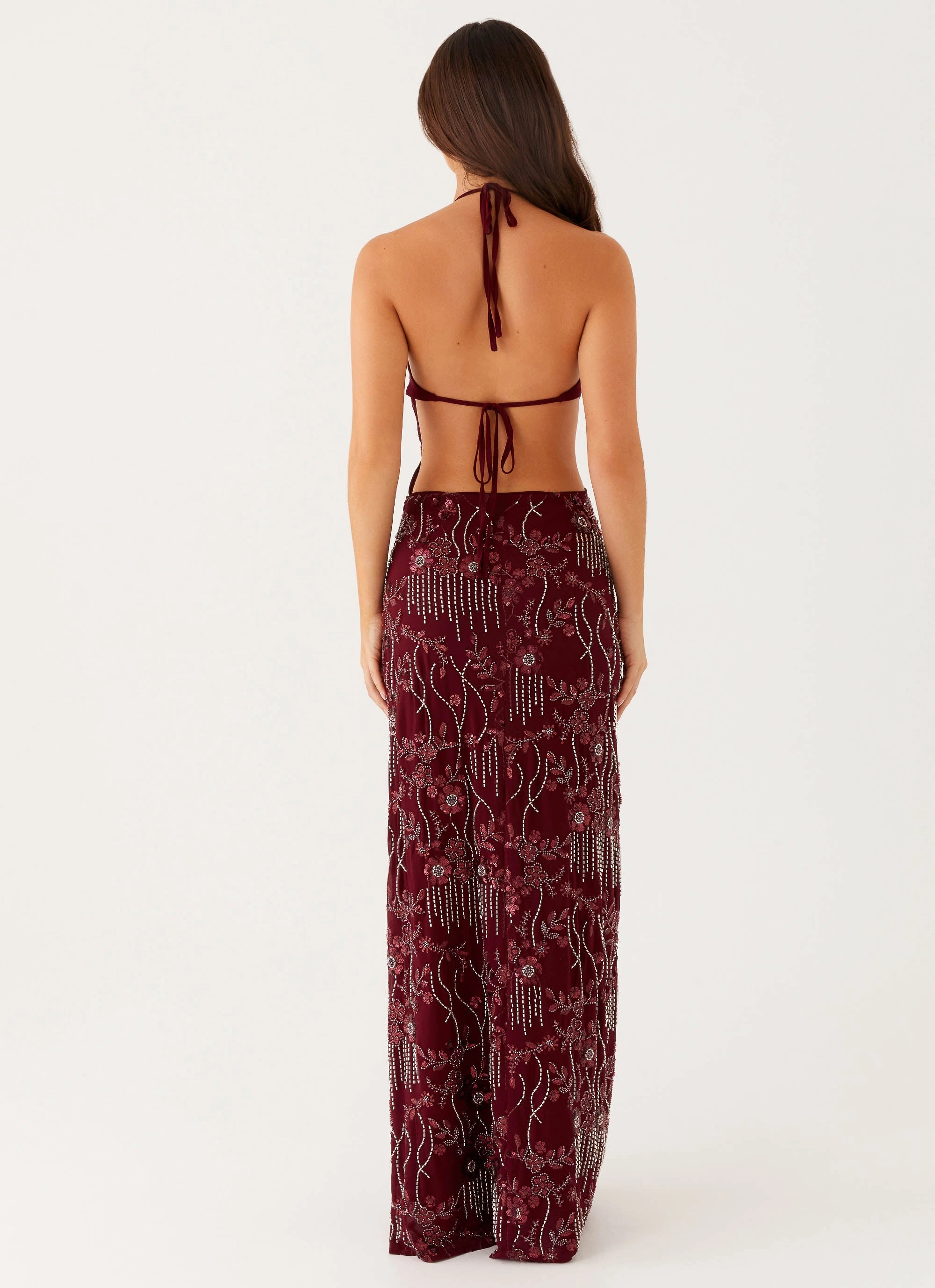 Smart Layer All For Love Maxi Dress - Burgundy