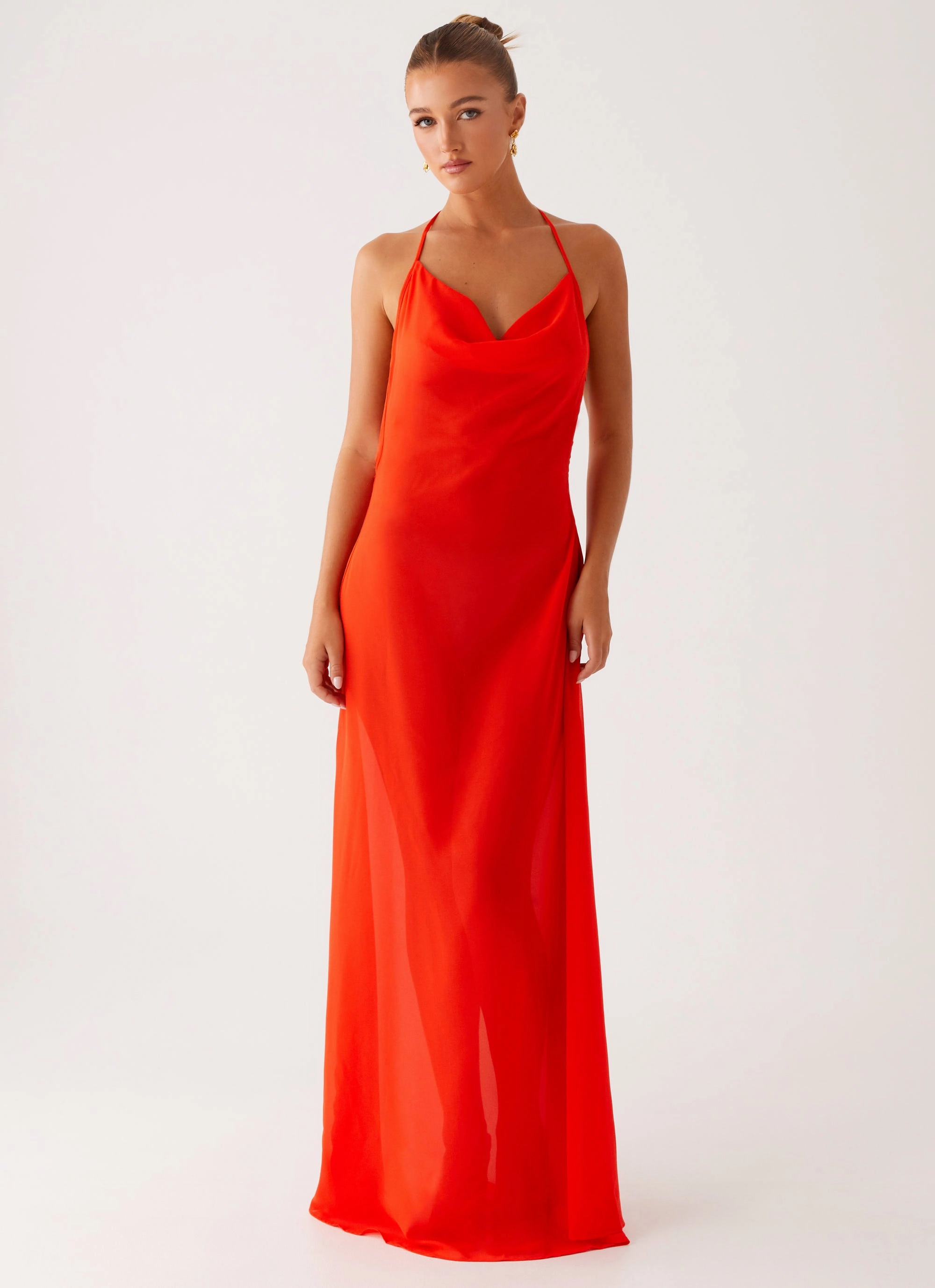 Fashionable Wear Fantasy Maxi Dress - Orange