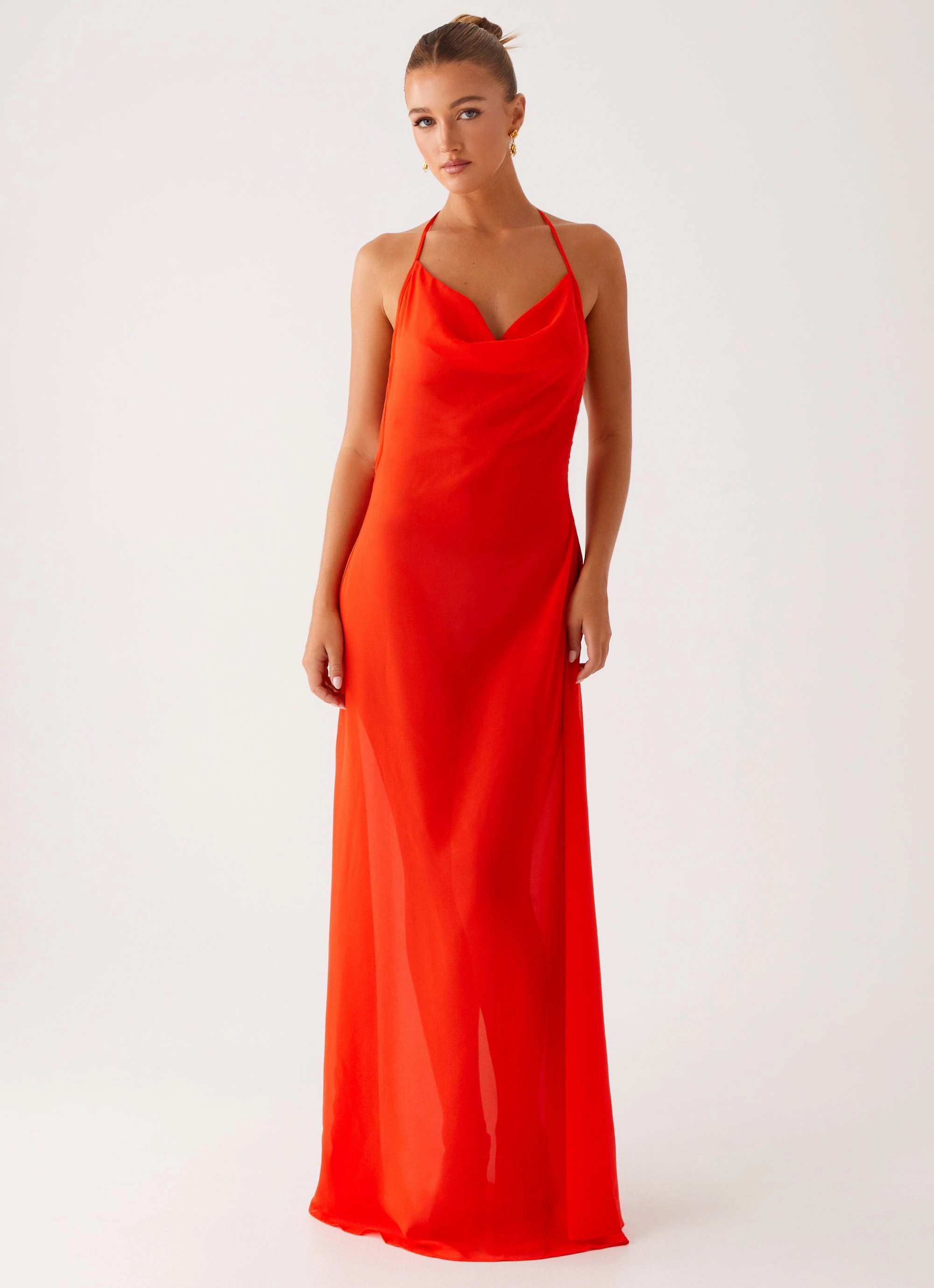 Timeless Layering Fantasy Maxi Dress - Orange