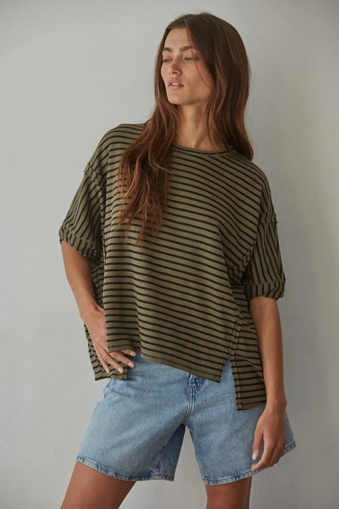 Classic Style Cyrus Striped Top