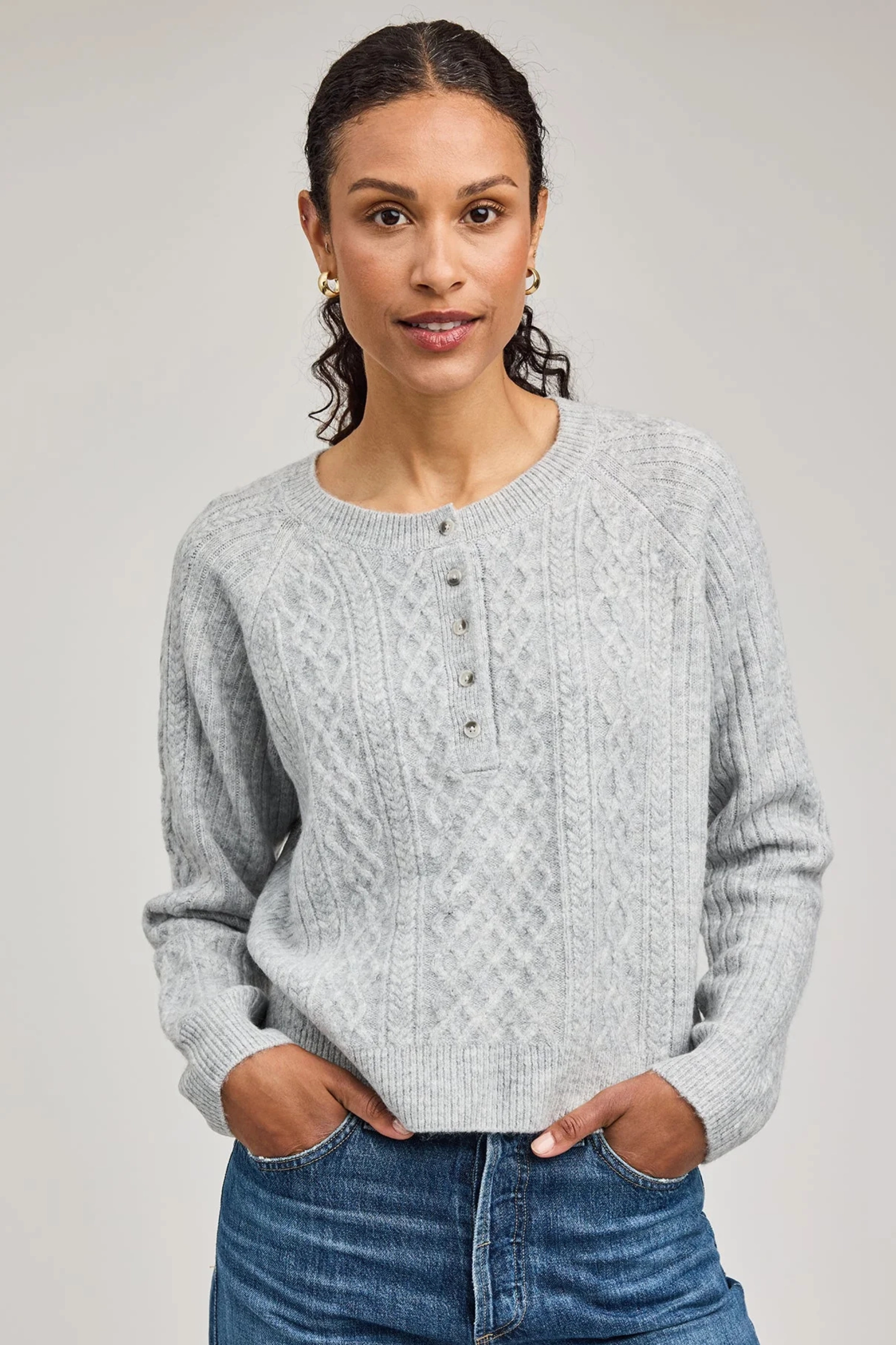 Aspen Cardigan - Heather Ash RawEdgedDesign