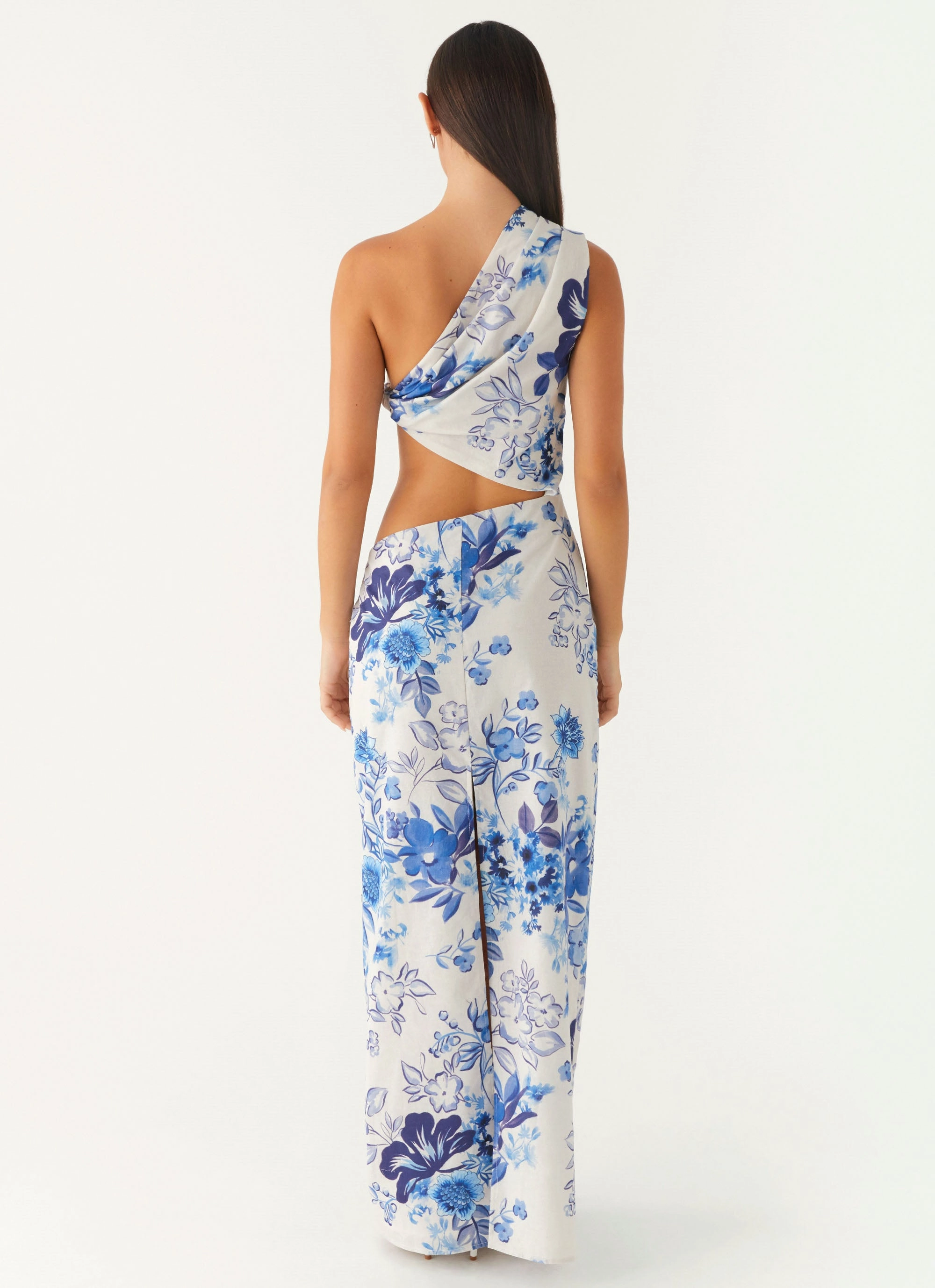 Music-Concert All Summer Long Maxi Dress - Serene Sky Floral