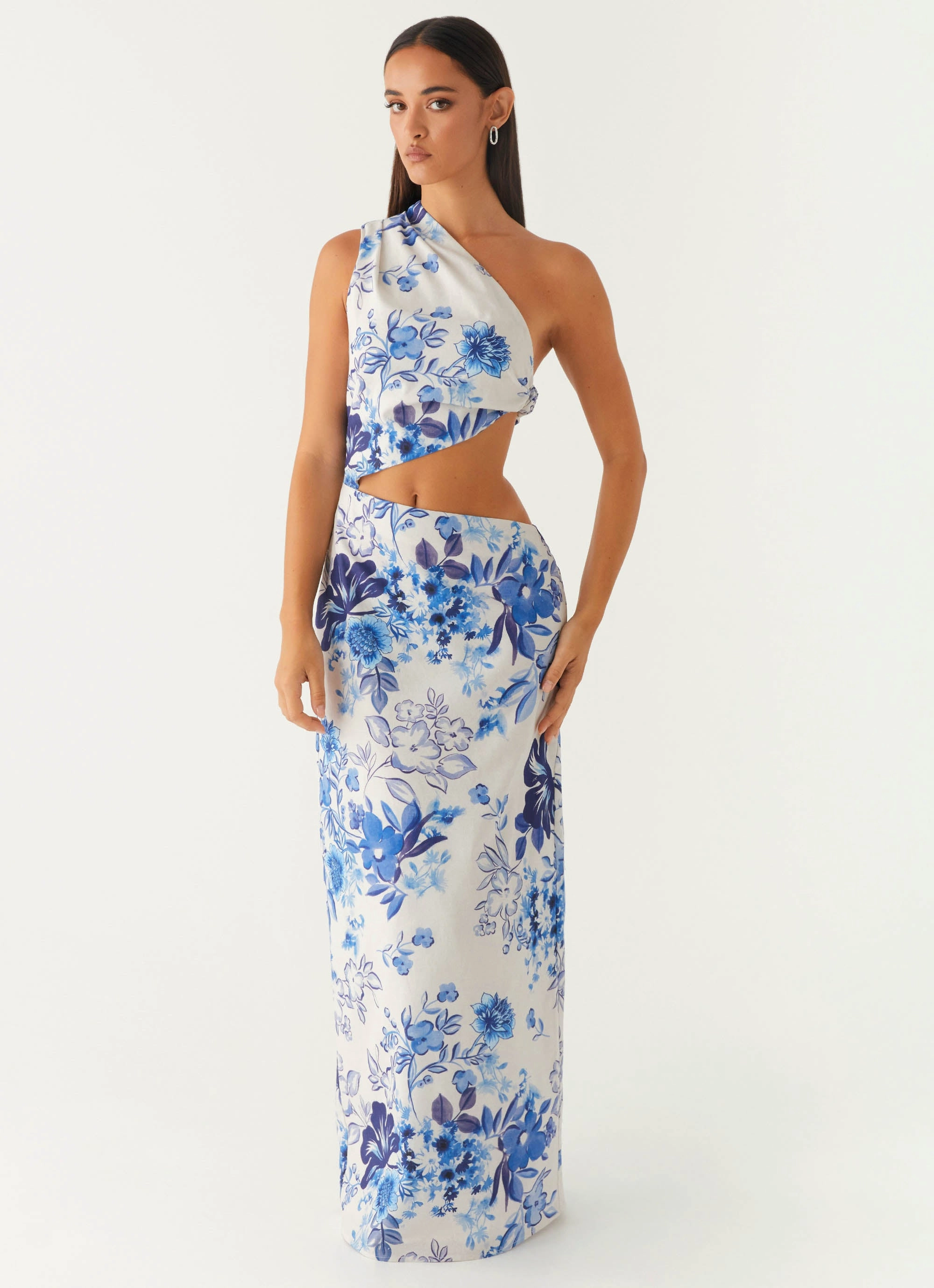 All Summer Long Maxi Dress - Serene Sky Floral Timeless Wearable