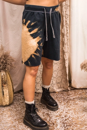 Comfy Fit Winter Style Must-Have Champion Sun Bleach Dye Sweat Shorts #10