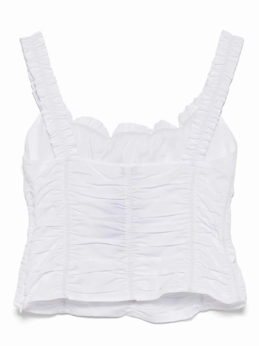 EasyCareMaterial LightweightFabric Nic Top in White
