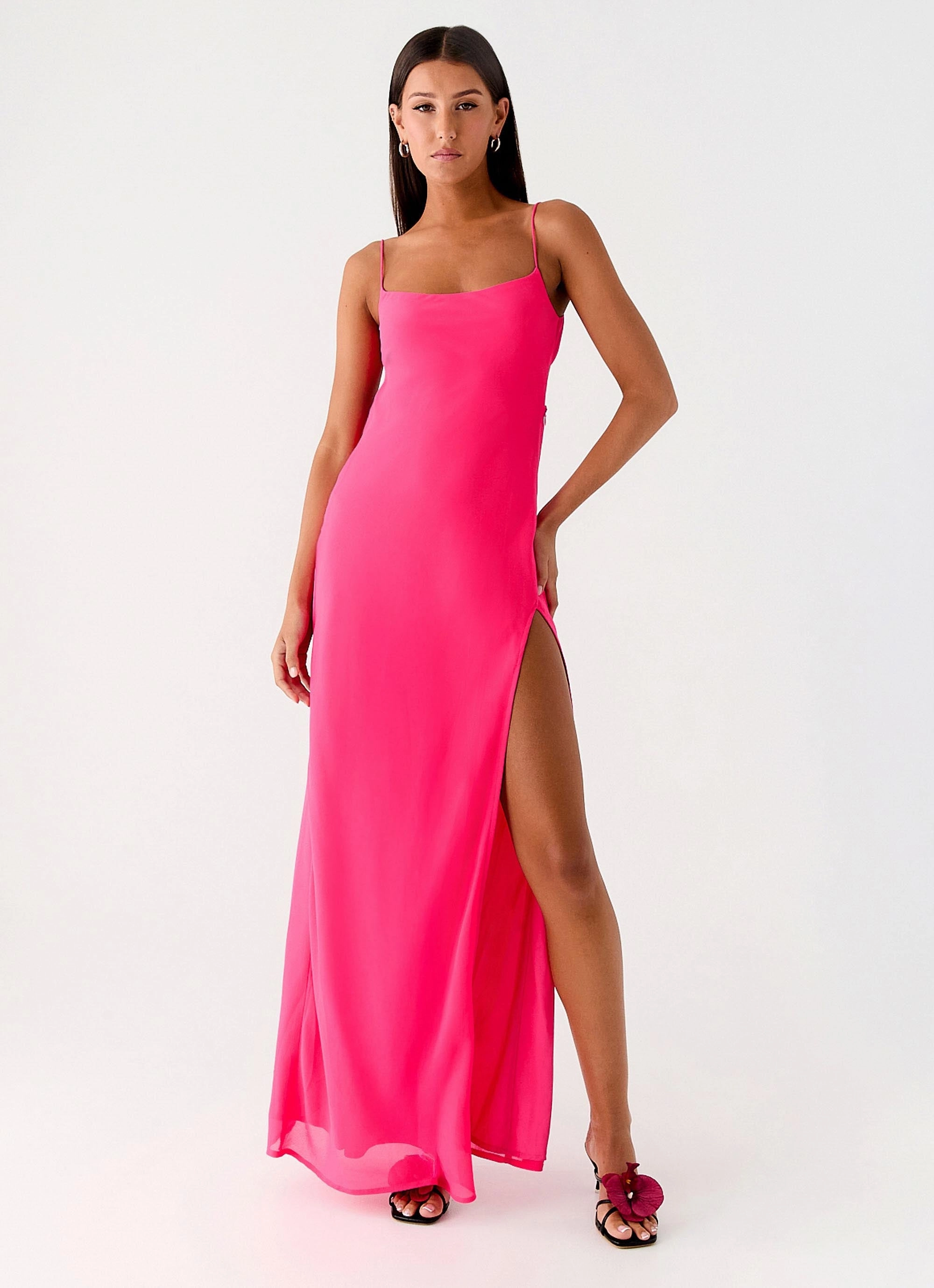 Family Joy Alouette Maxi Dress - Fuchsia