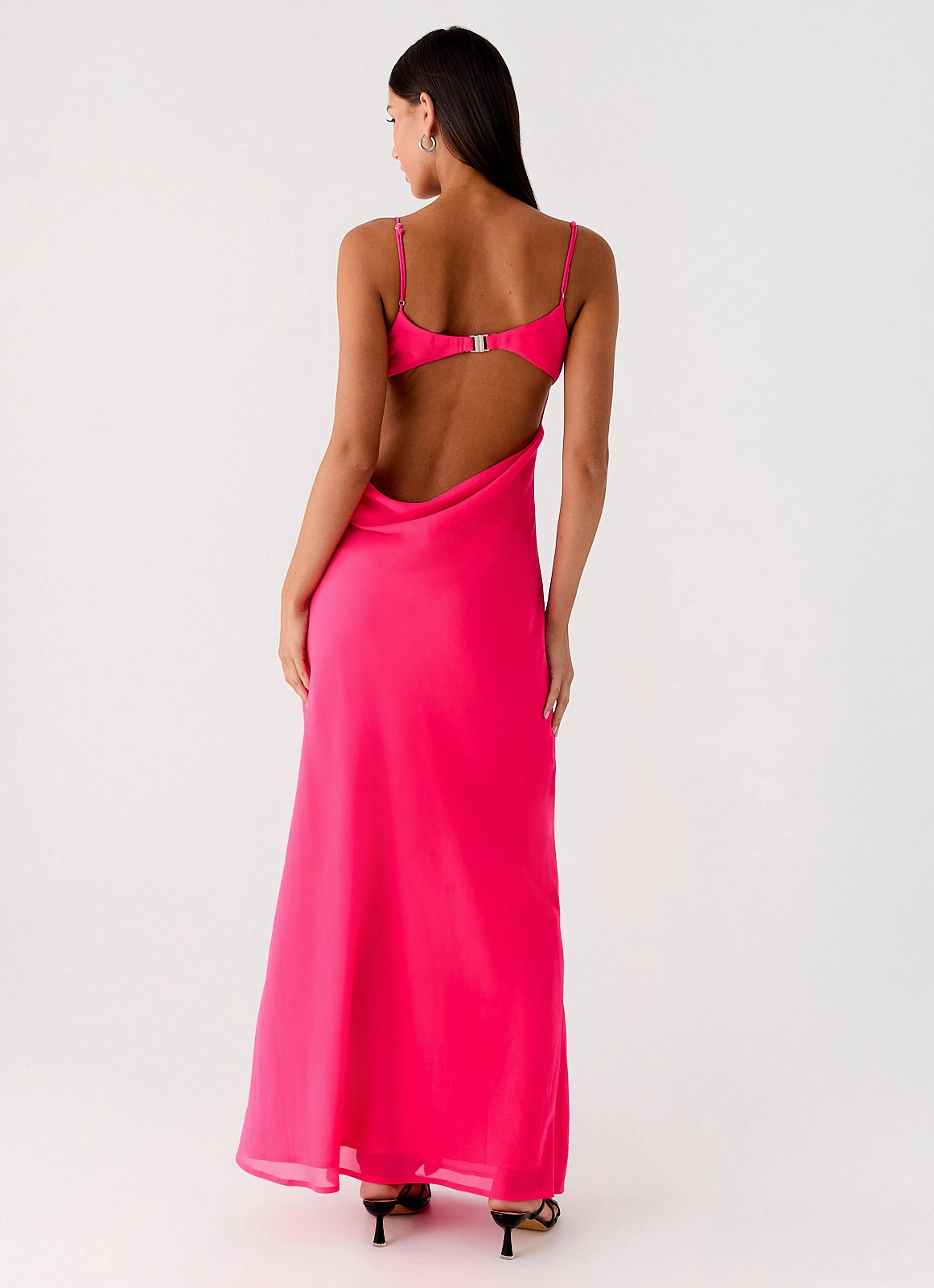 Practical work-to-play piece Alouette Maxi Dress - Fuchsia