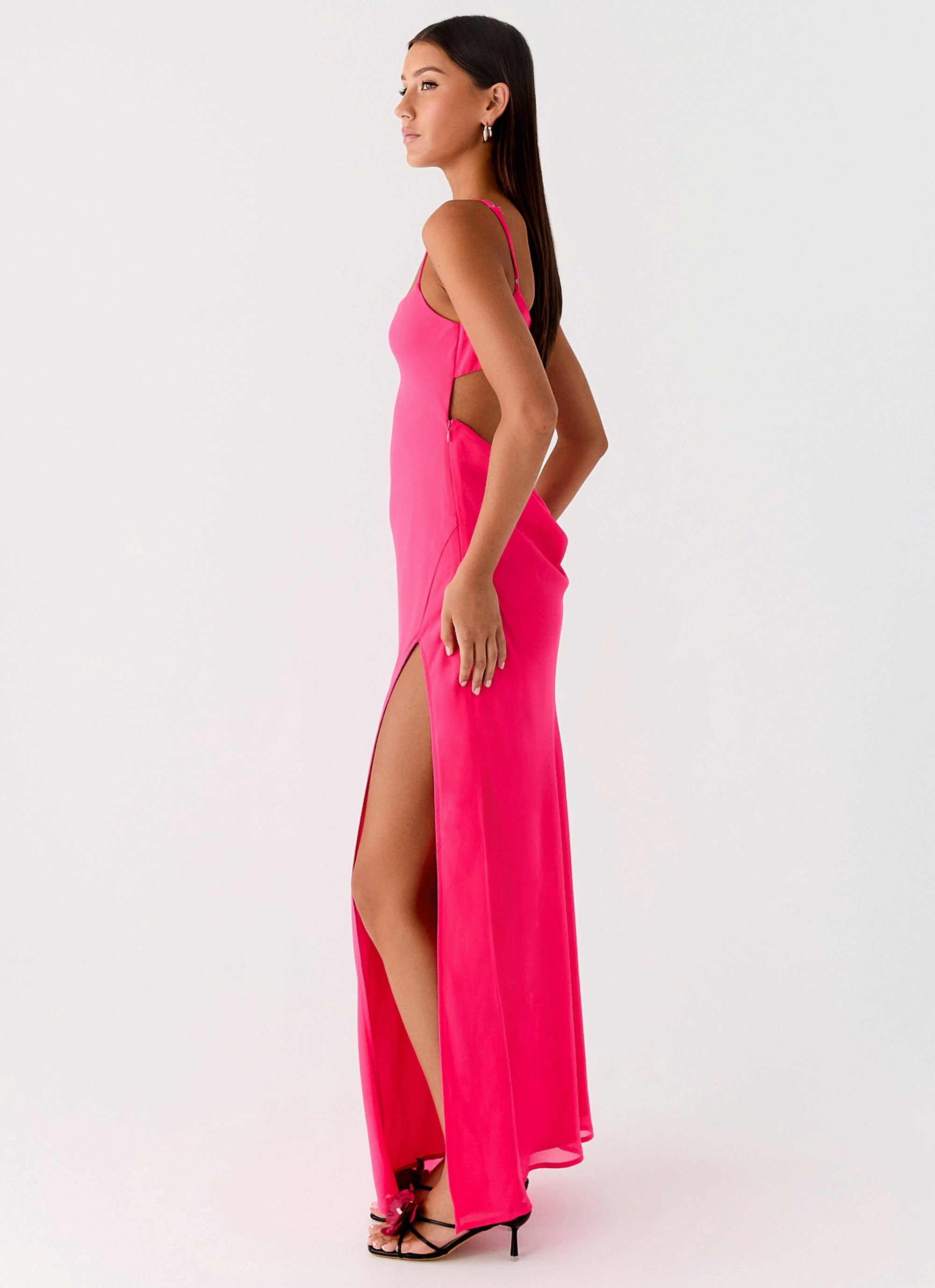 Evening Chic Alouette Maxi Dress - Fuchsia
