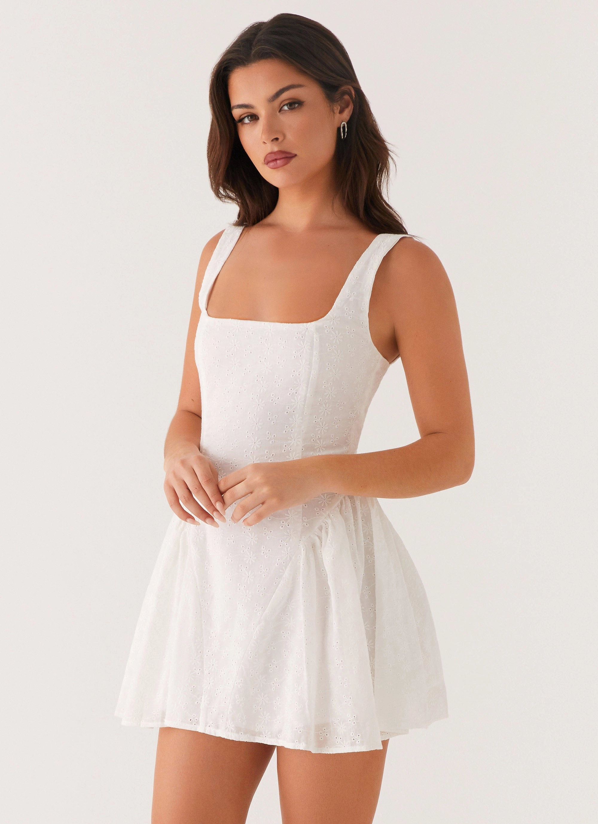 Alyssa Mini Dress - White Chic Direction