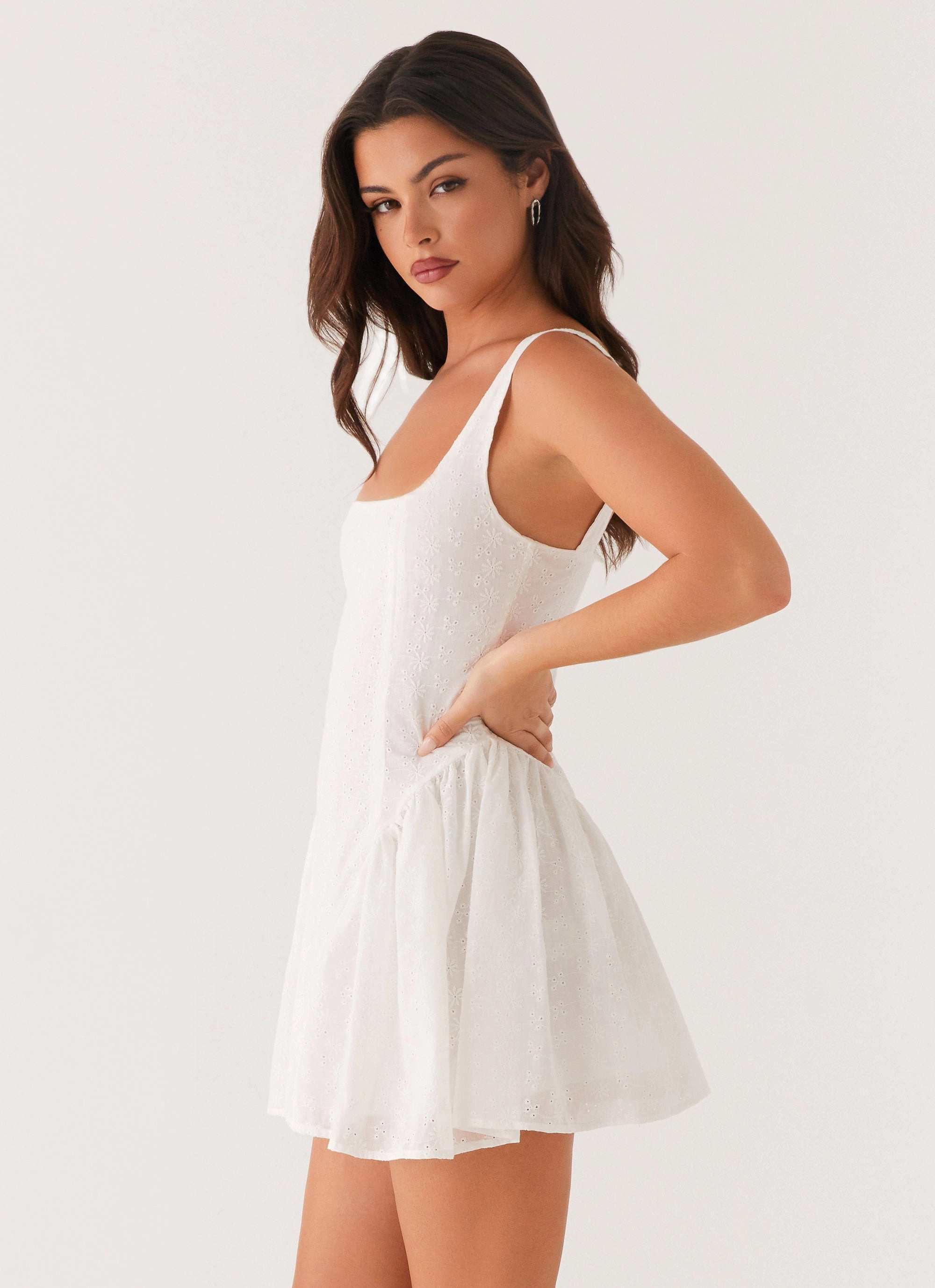 Alyssa Mini Dress - White City Mood