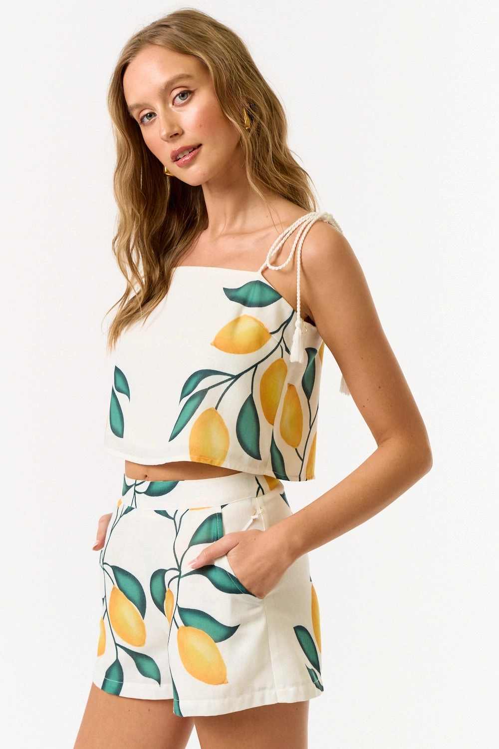 Flexible Material Amalfi Coast Shorts Set