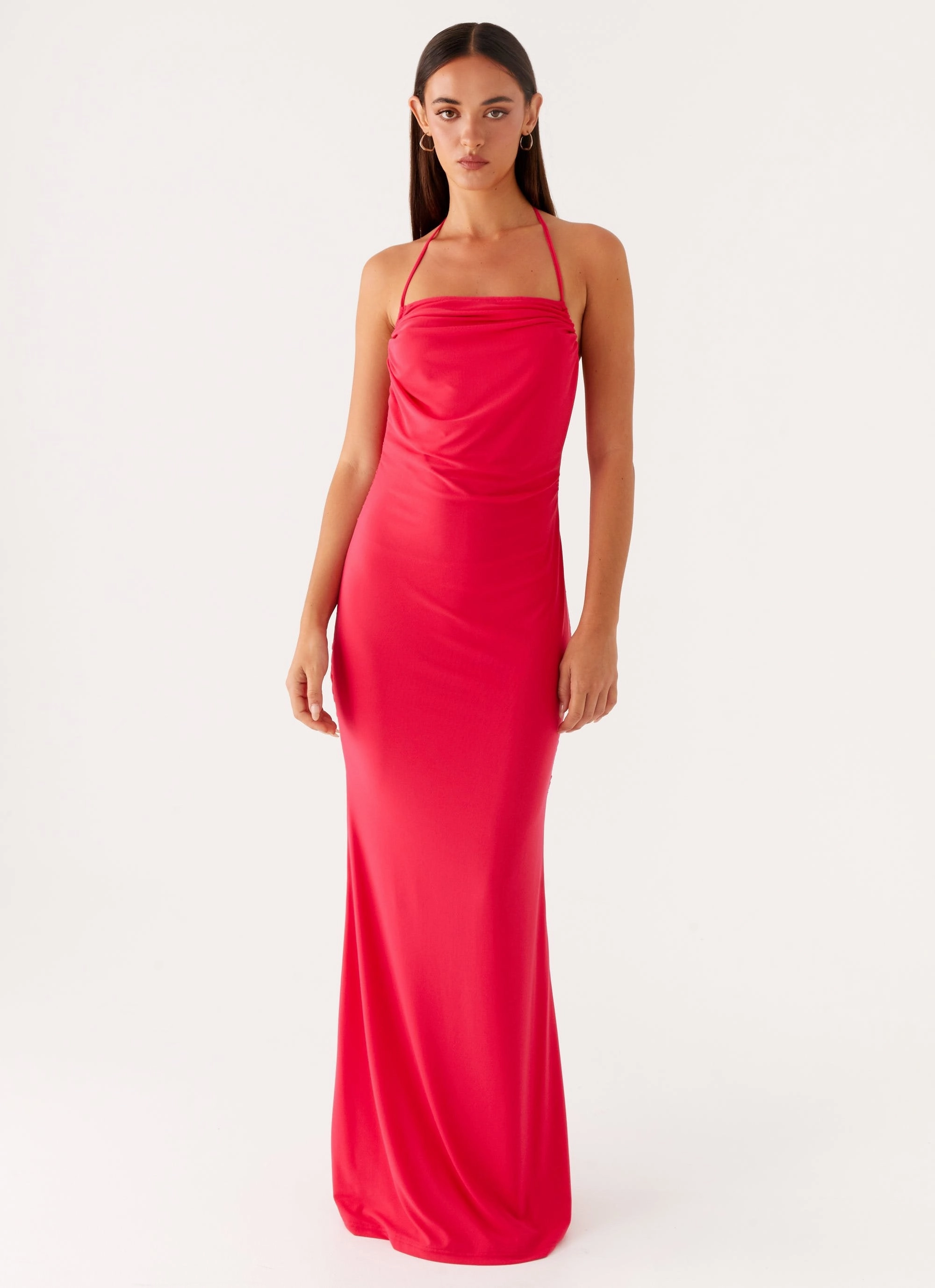 Simple yet sophisticated gown NonSlipClosure Amari Maxi Dress - Raspberry