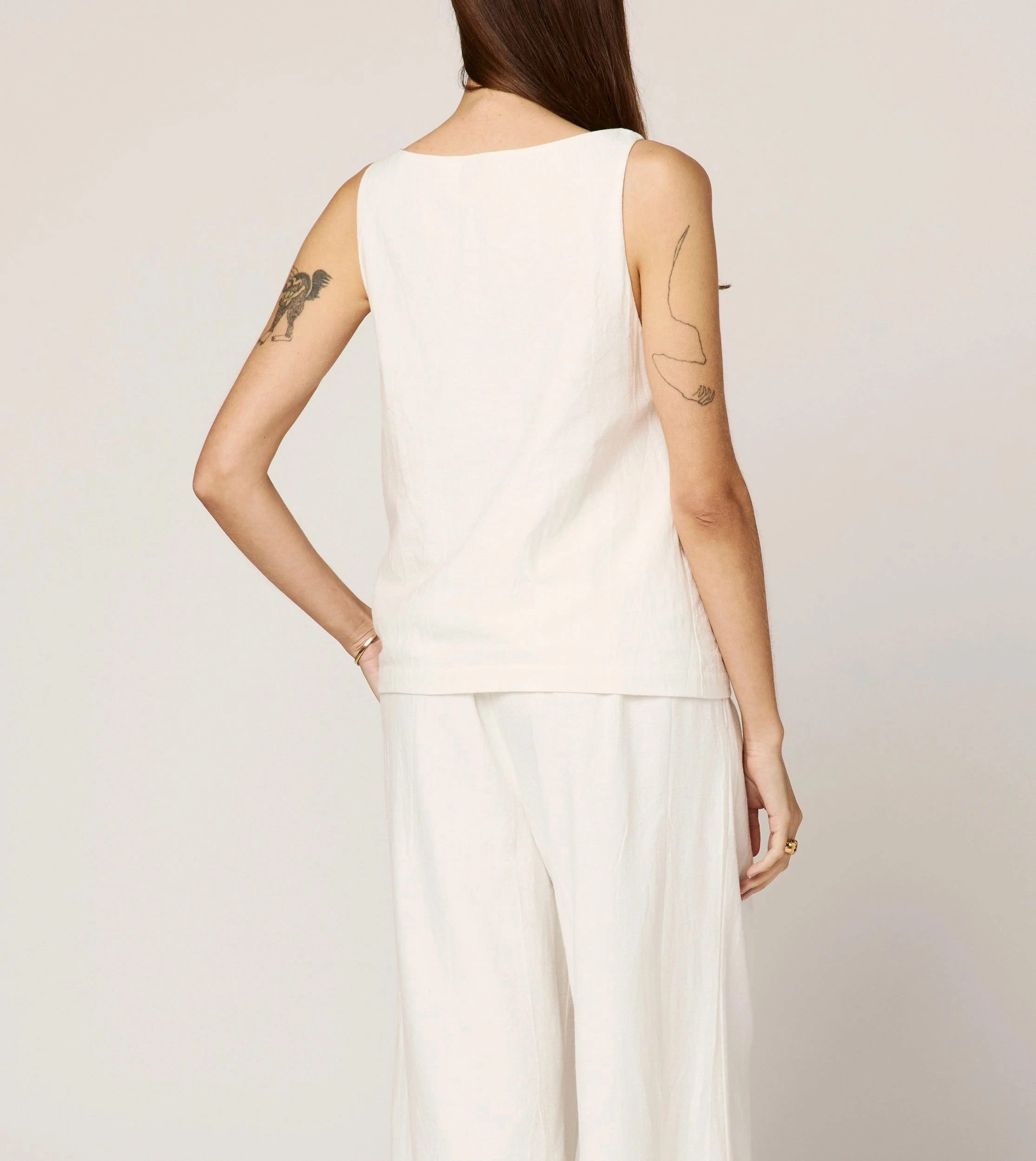 HighDensity Knit Ambesia Tank | Ivory