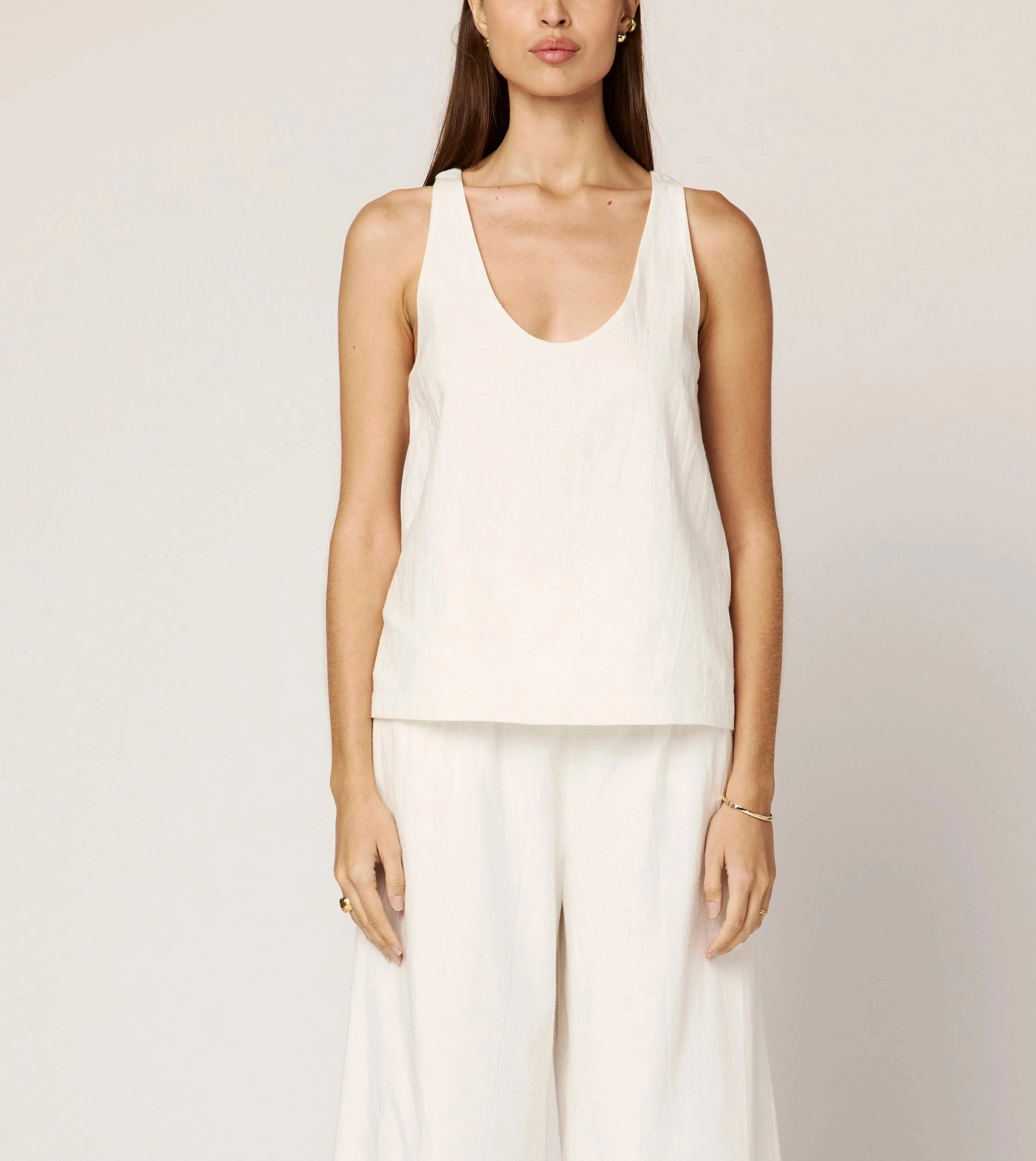 AntiPillingFinish Ambesia Tank | Ivory