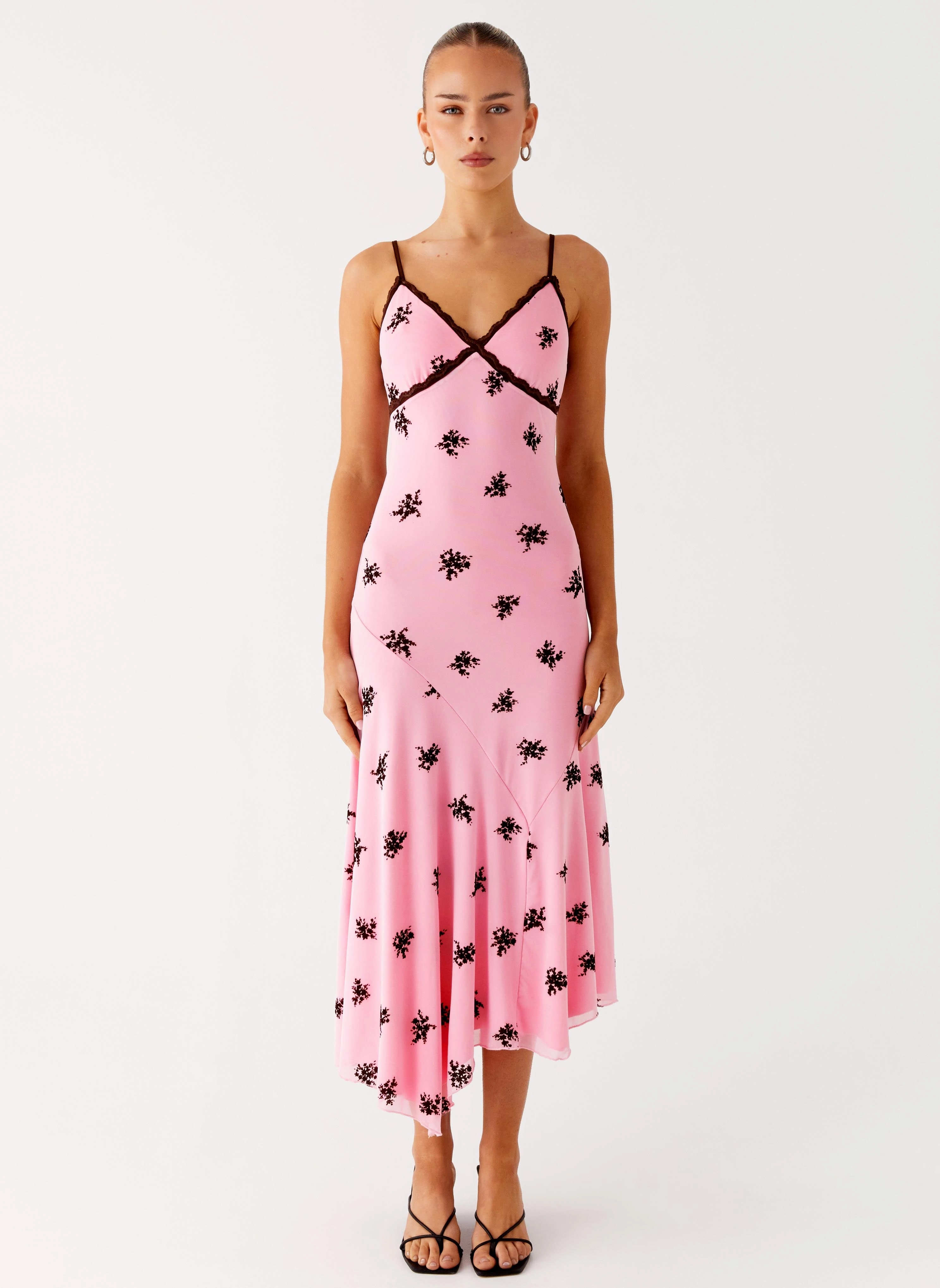 Fashion-Forward Fit Amelia Midi Dress - Pink