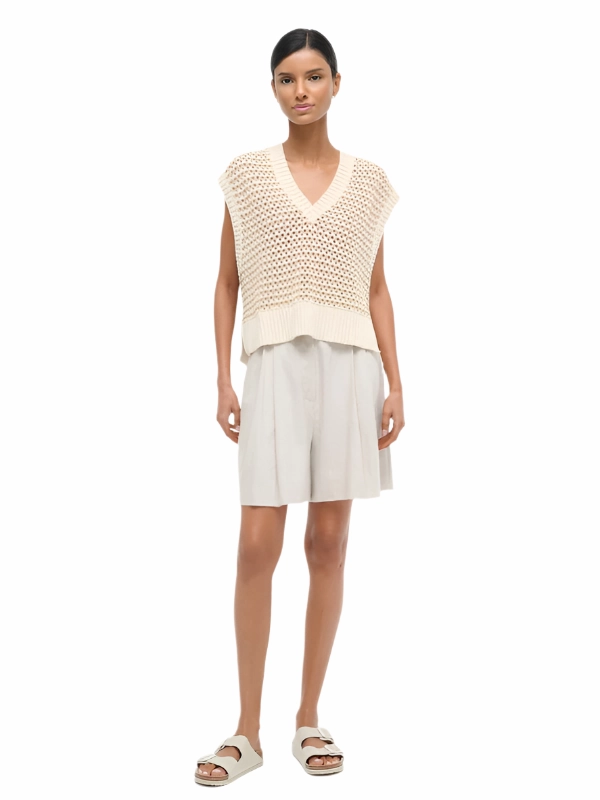 Americana Sweater in Breeze Creme BrushedInnerLining AntiStatic Coating