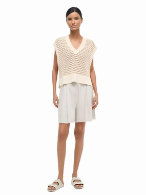 Americana Sweater in Breeze Creme BrushedInnerLining AntiStatic Coating